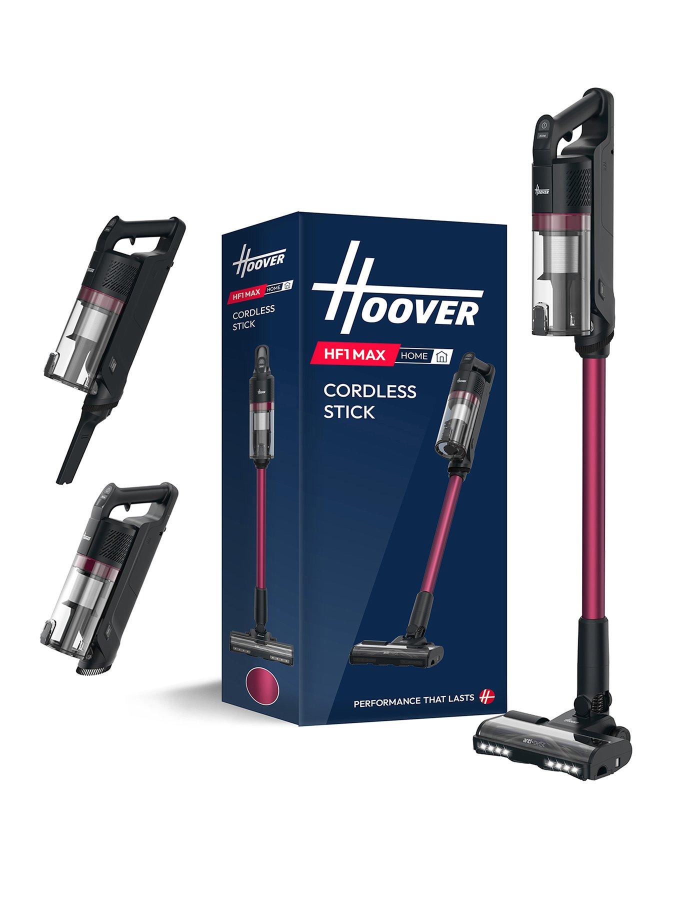 Hoover Hf1 Max Cordless Vacuum Cleaner Stick (Hf1M10H), 200W Motor, Up To 50Min Runtime, Anti-Hair Wrap, Double Edge Cleaning, Quickpark, Led Light in One Colour