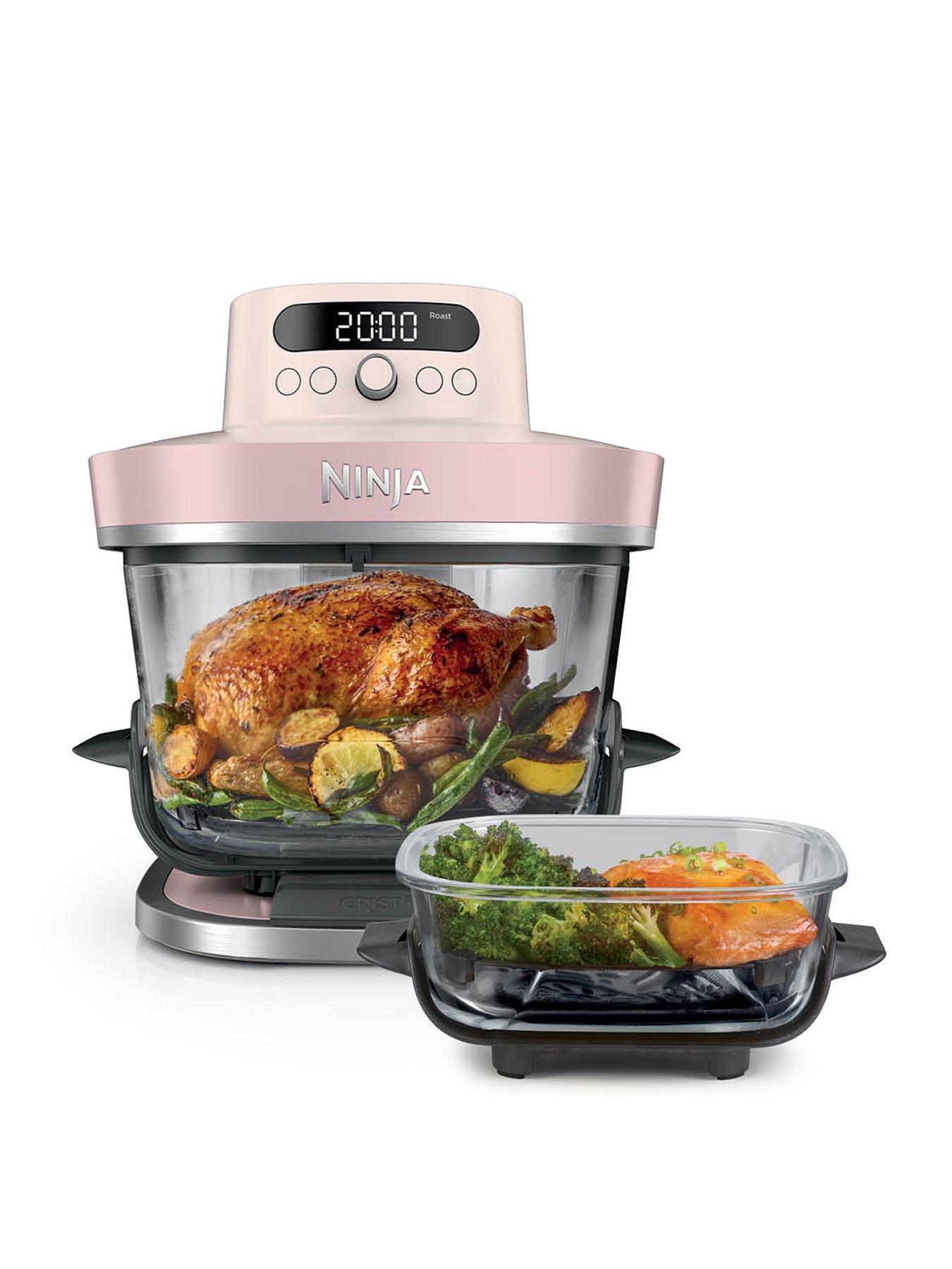 NINJA CRISPi PRO 7-in-1 Glass Air Fryer - Rose Quartz AS101UKRS