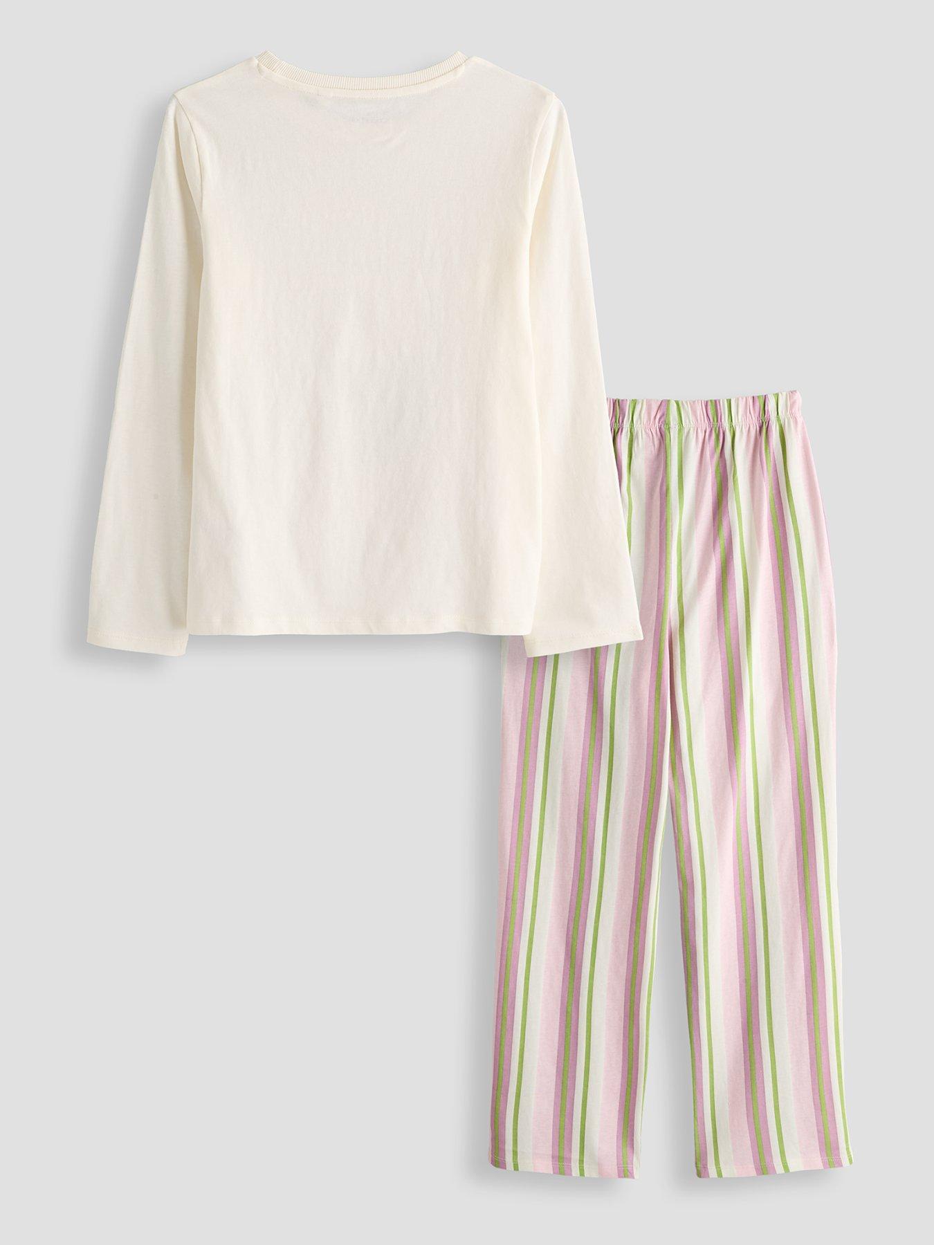 Image 2 of 6 of The Very Collection Matcha Stripe Value Pyjama (3 - 16 years) - Multi