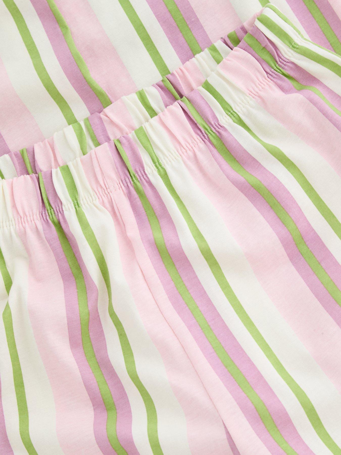 Image 5 of 6 of The Very Collection Matcha Stripe Value Pyjama (3 - 16 years) - Multi
