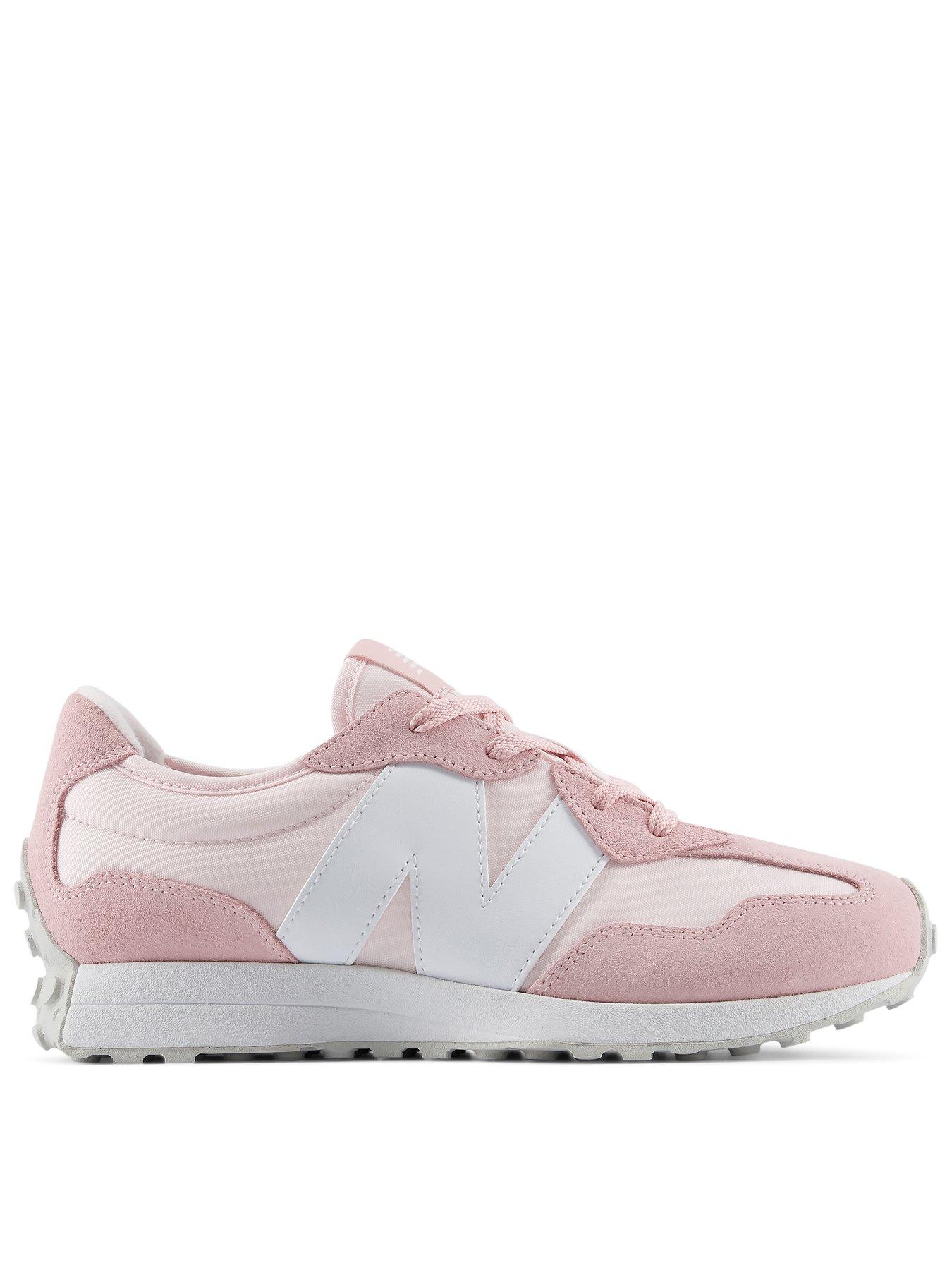 Image 1 of 7 of New Balance Junior 327 Lace Trainers - Pink