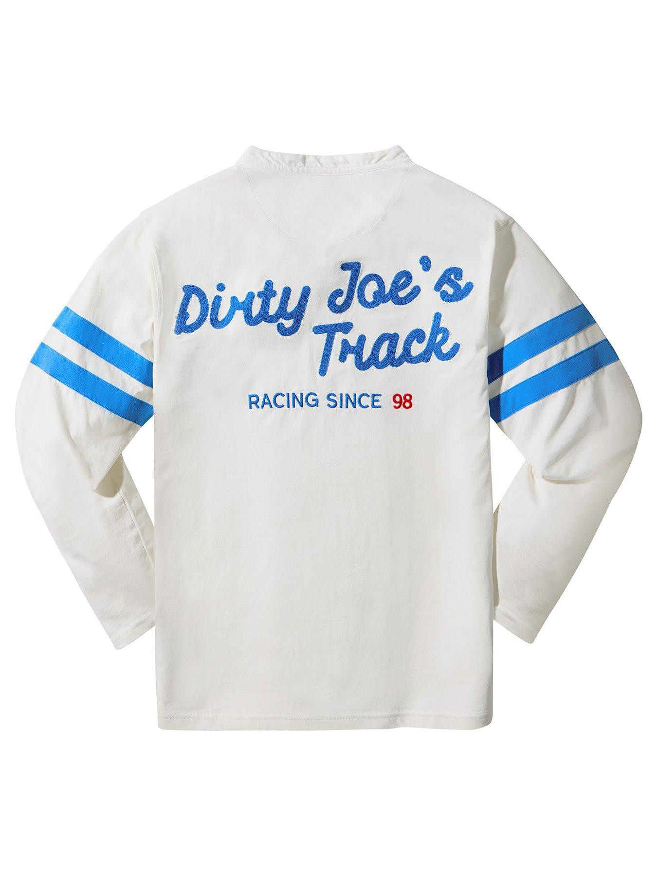 Image 6 of 6 of Joe Browns Joe Browns Retro Ride Embroidered Long Sleeve Henley T-Shirt - White