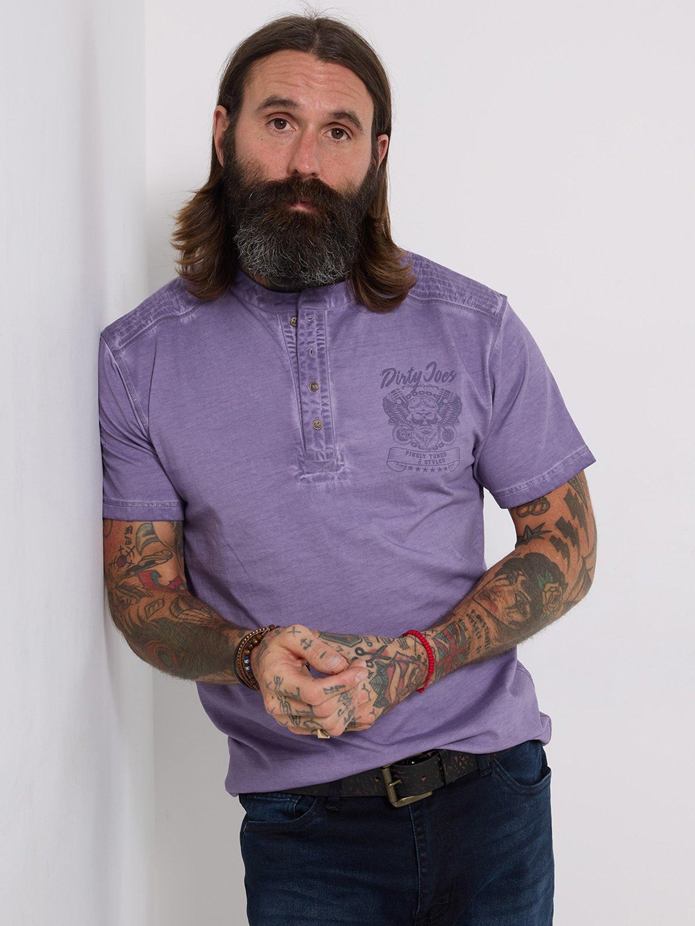 Image 1 of 5 of Joe Browns Joe Browns Washed and Worn Henley T-Shirt