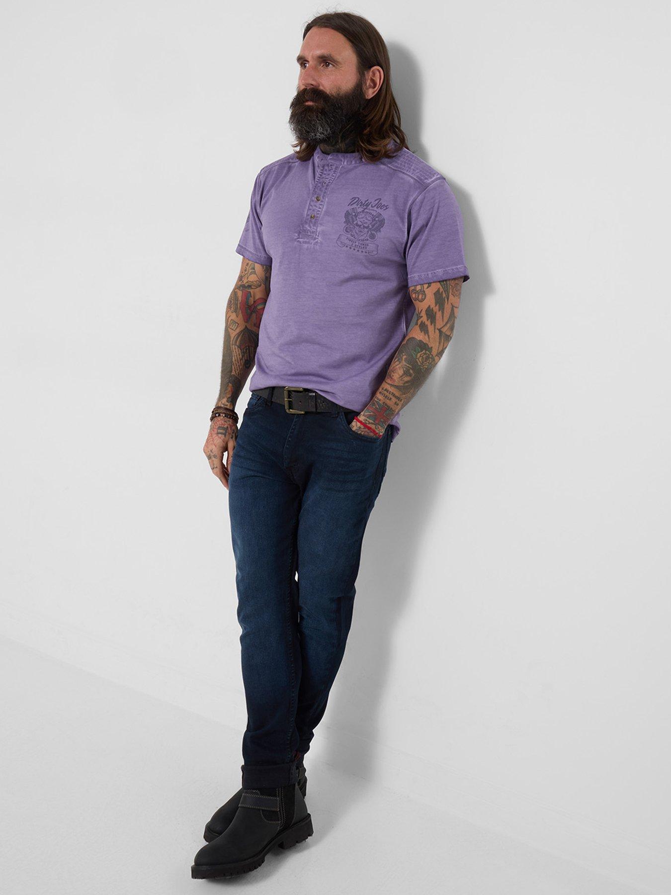 Image 3 of 5 of Joe Browns Joe Browns Washed and Worn Henley T-Shirt