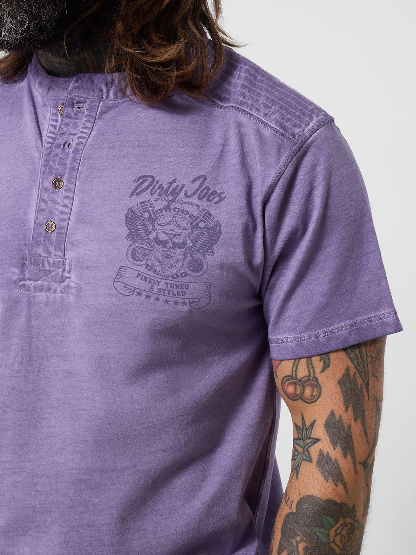 Image 4 of 5 of Joe Browns Joe Browns Washed and Worn Henley T-Shirt