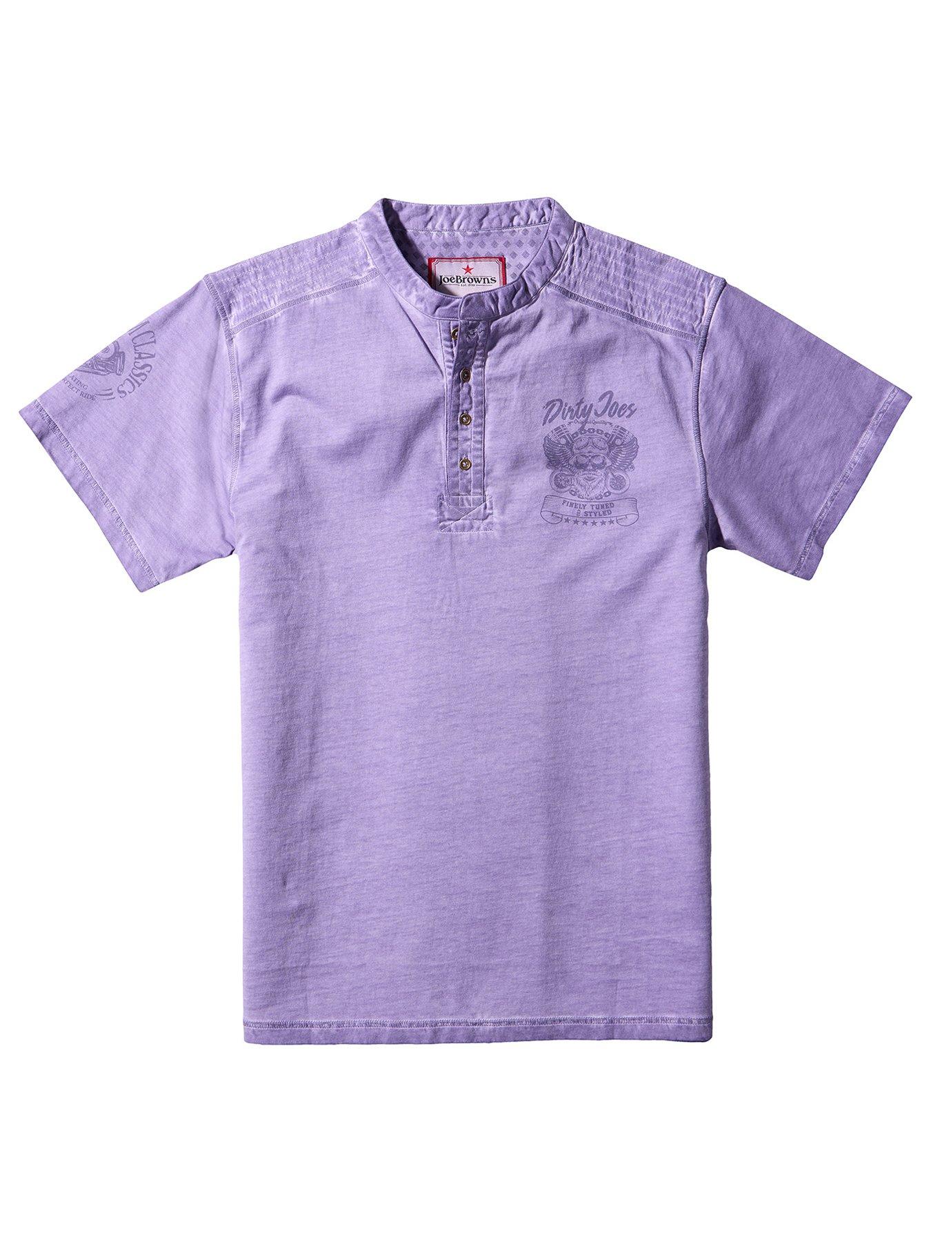 Image 5 of 5 of Joe Browns Joe Browns Washed and Worn Henley T-Shirt