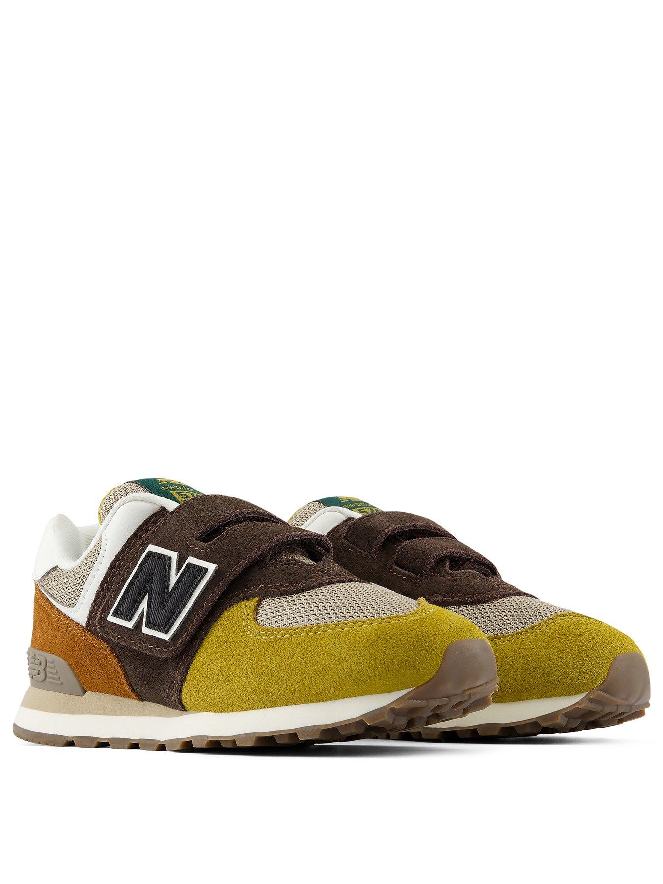 Image 2 of 7 of New Balance Kids Unisex 574 Double Riptape Cushioned Trainers - Multi