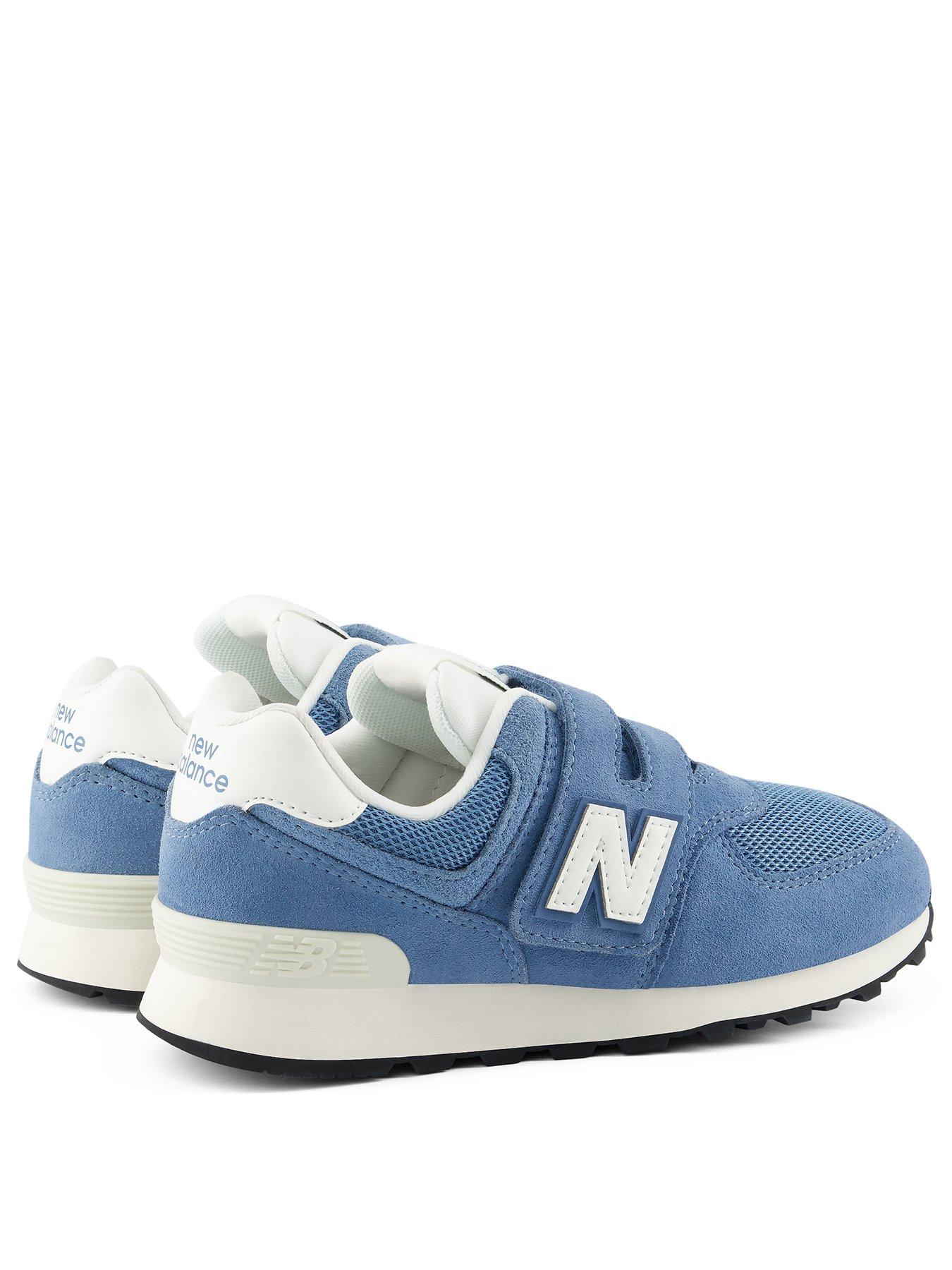 Image 2 of 6 of New Balance Kids' 574 Hook-and-Loop Trainers - Blue