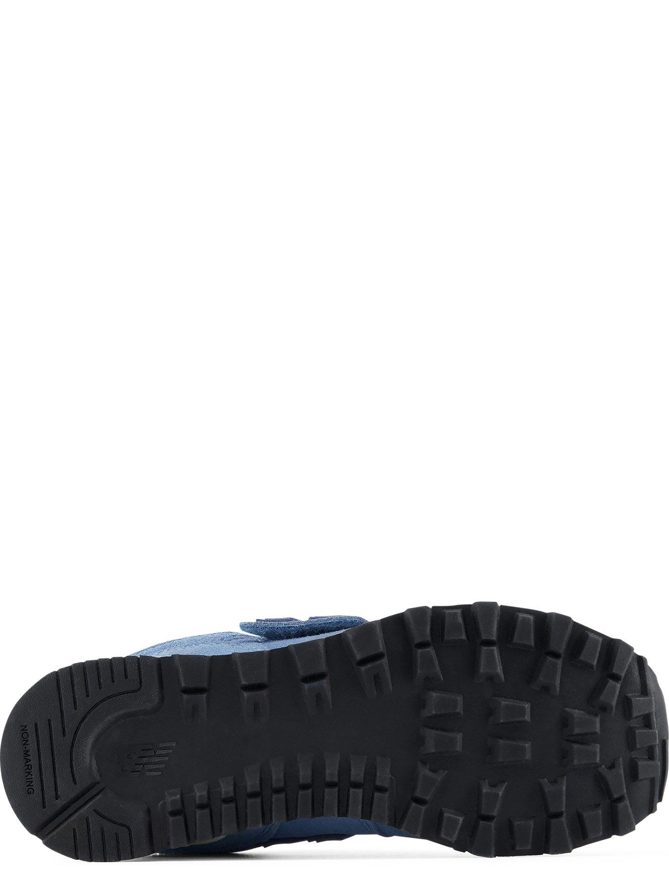 Image 4 of 6 of New Balance Kids' 574 Hook-and-Loop Trainers - Blue