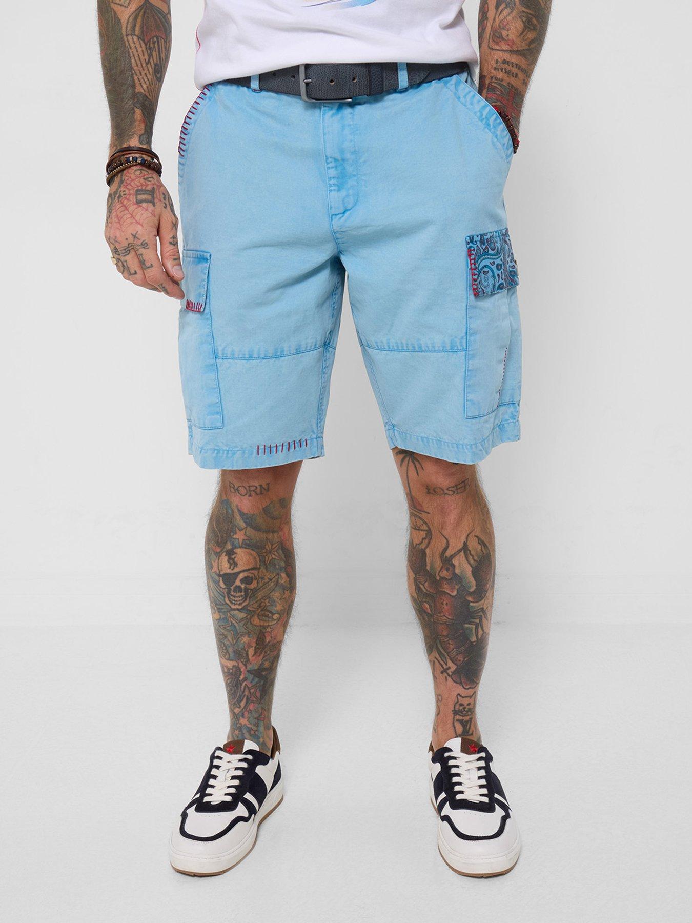 Image 1 of 5 of Joe Browns Captivating Customised Cargo Shorts - Blue