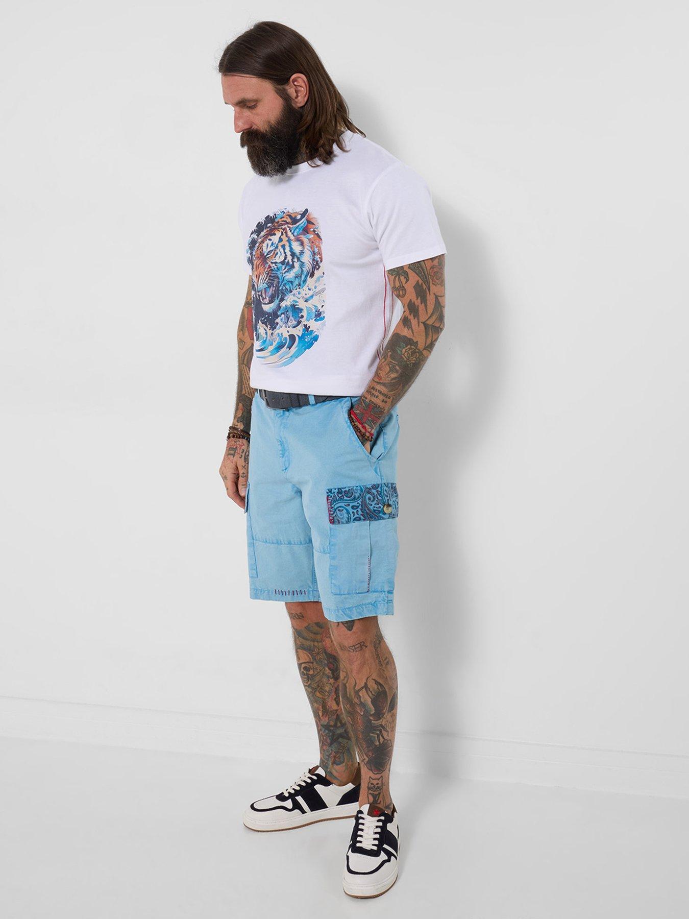 Image 3 of 5 of Joe Browns Captivating Customised Cargo Shorts - Blue