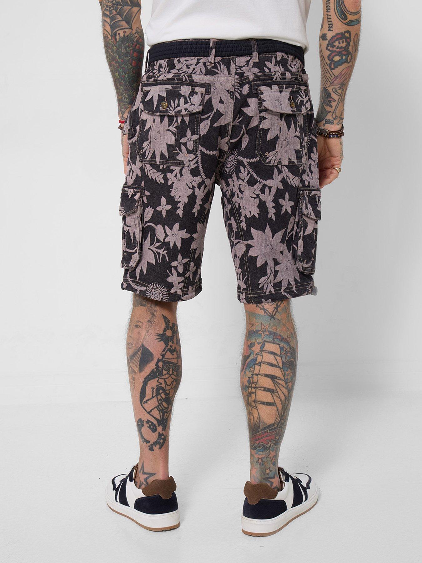 Image 2 of 7 of Joe Browns Joe Browns Fun and Floral Printed Cargo Shorts
