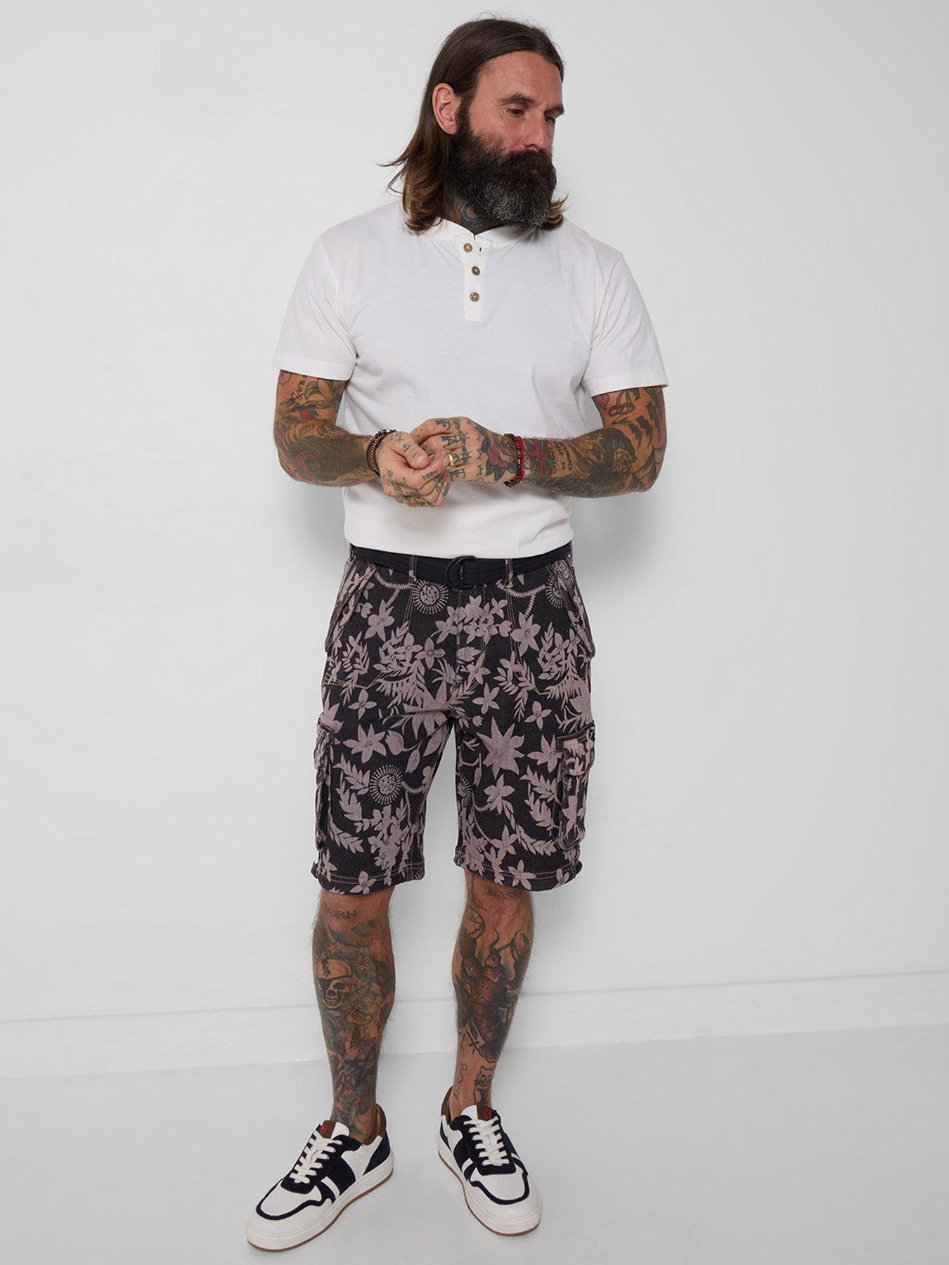 Image 3 of 7 of Joe Browns Joe Browns Fun and Floral Printed Cargo Shorts