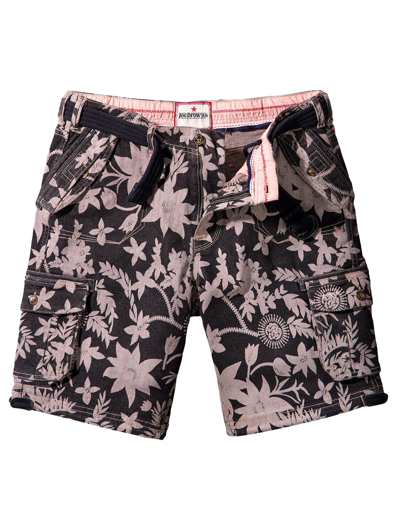 Image 5 of 7 of Joe Browns Joe Browns Fun and Floral Printed Cargo Shorts