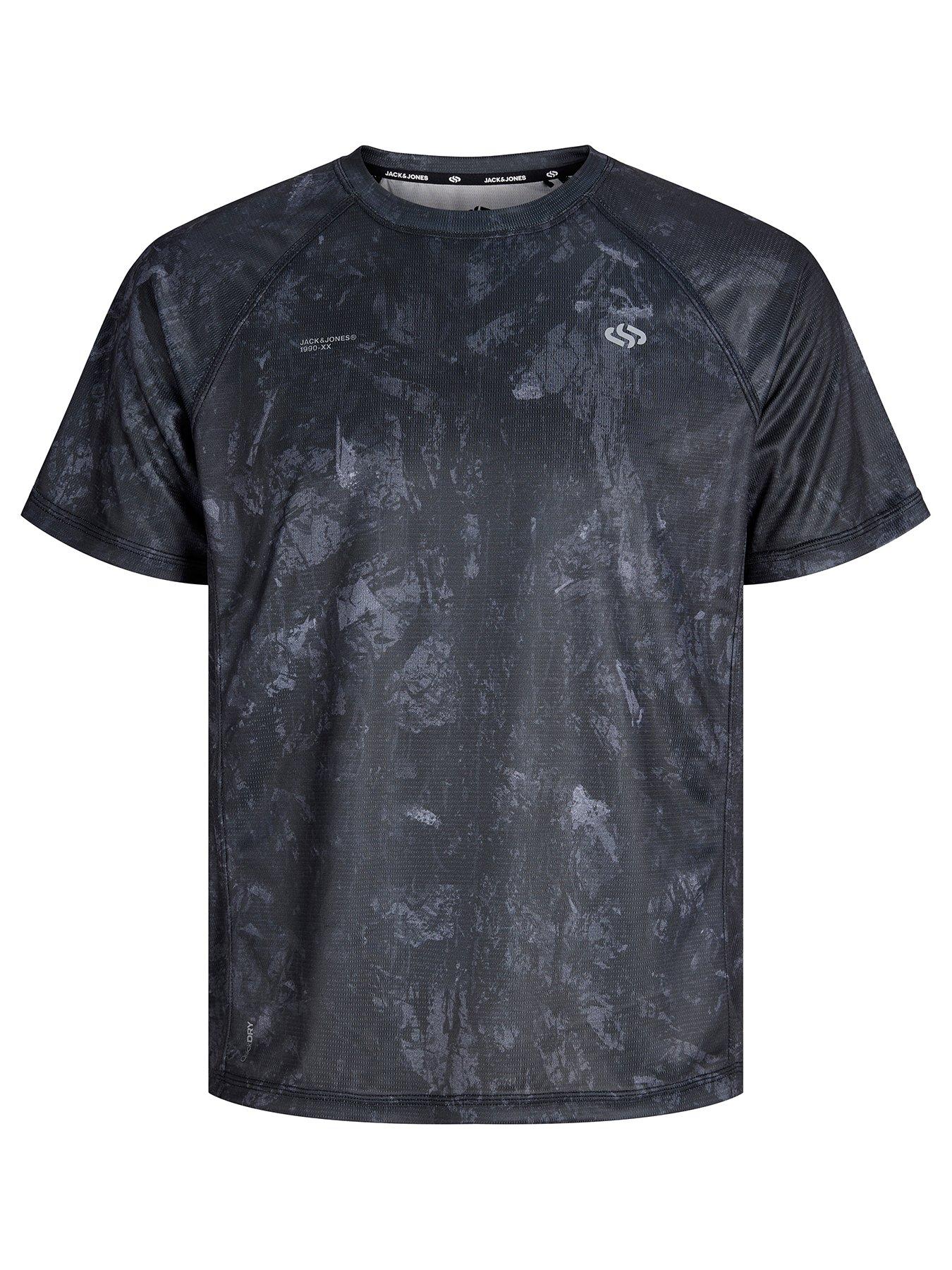 Jack & Jones Junior Boys Flux Short Sleeve Tshirt - Grey in Wet Weather