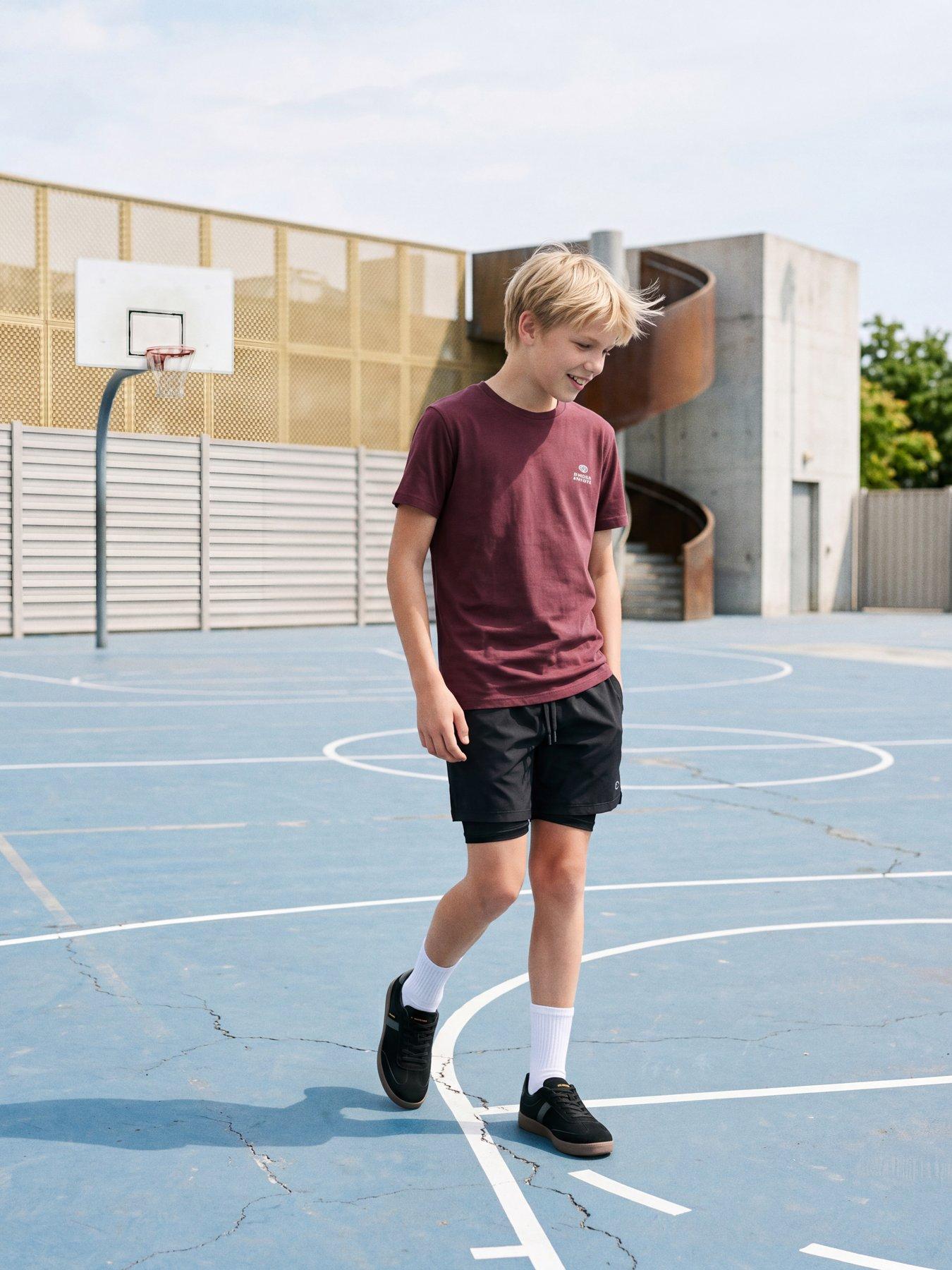 Jack & Jones Junior Boys Pulse Short Sleeve Tshirt - Red in Fudge