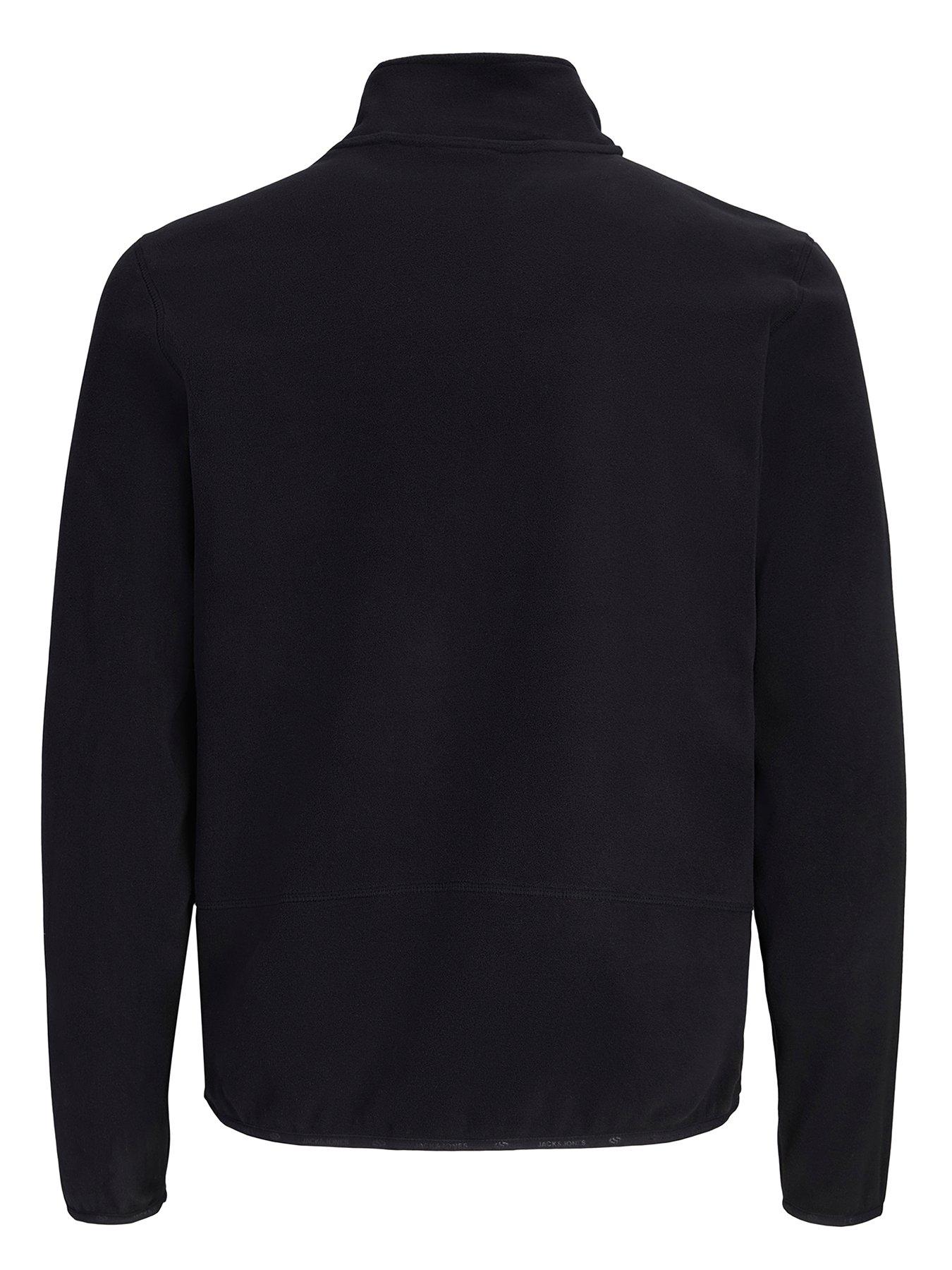 Image 2 of 2 of Jack & Jones Junior Boys Tignes High Half Neck Sweat - Black