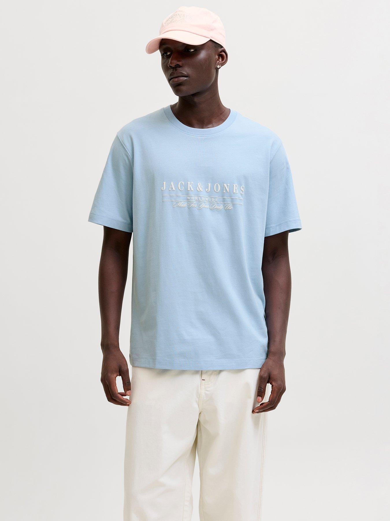 Jack & Jones Savona T-Shirt - Light Blue