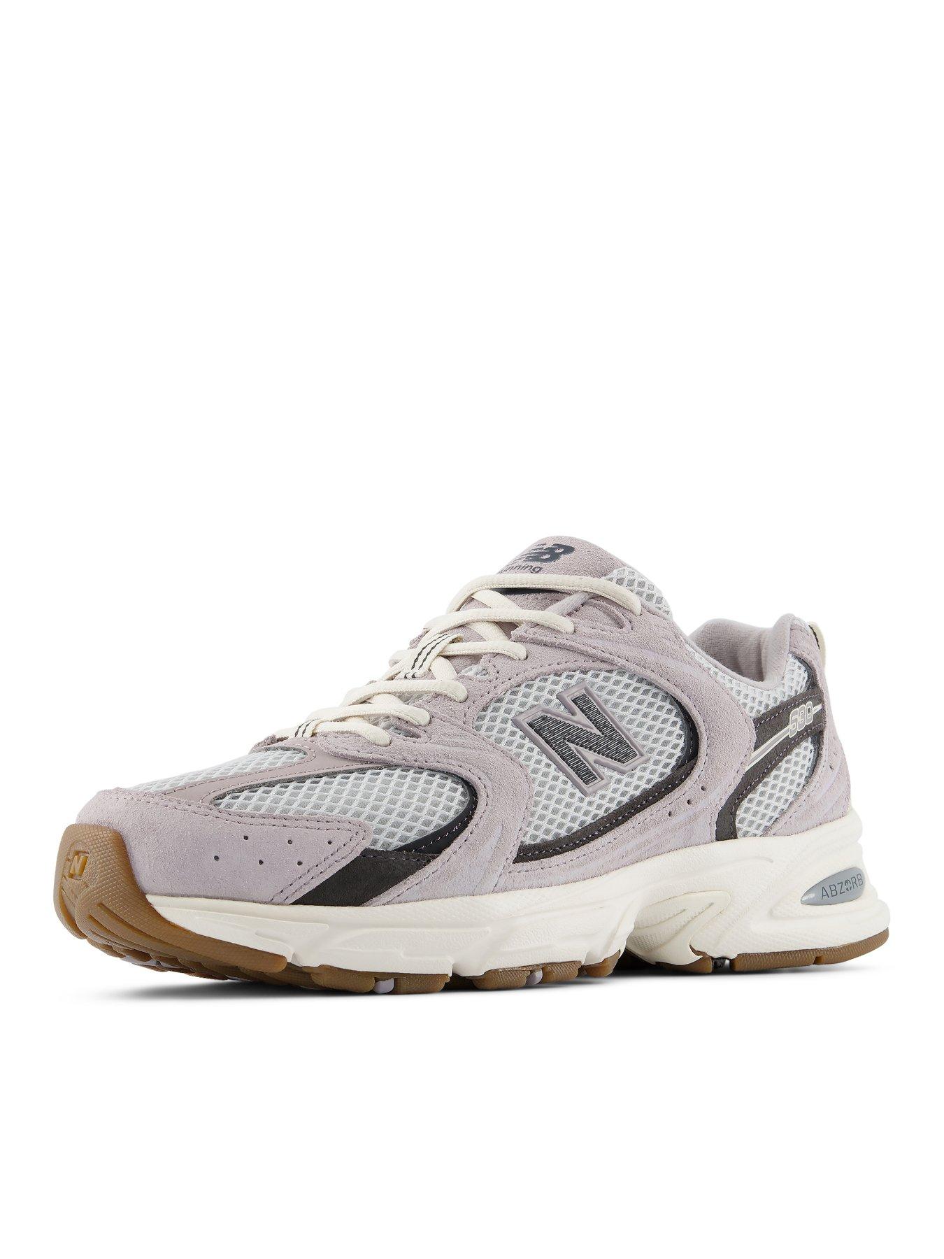 Image 6 of 7 of New Balance Womens 530 ABZORB Cushioning Platform Low-Top Trainers - Grey