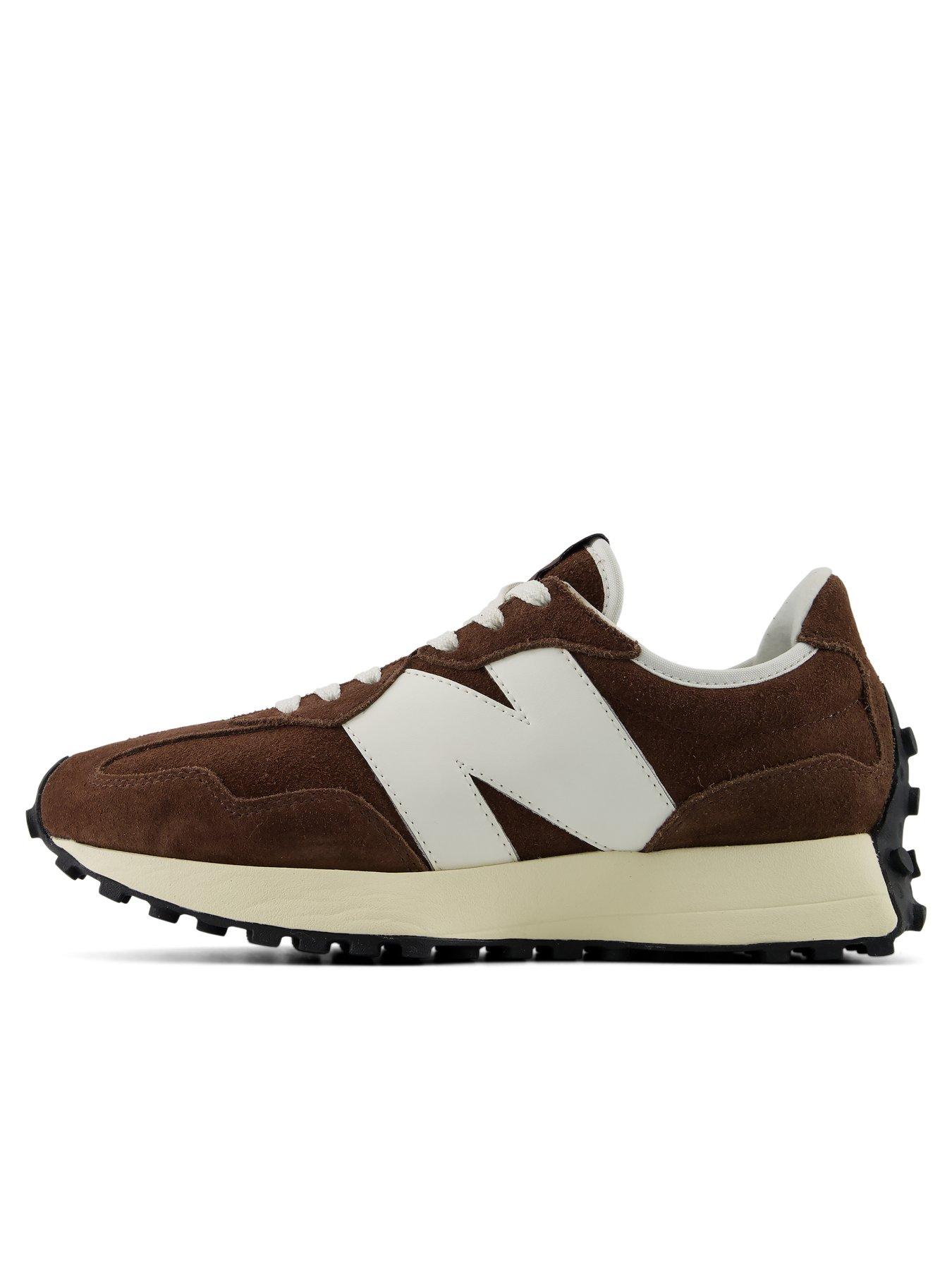 Image 7 of 7 of New Balance Womens 327 Suede Wedge Lug Sole Trainers - Brown