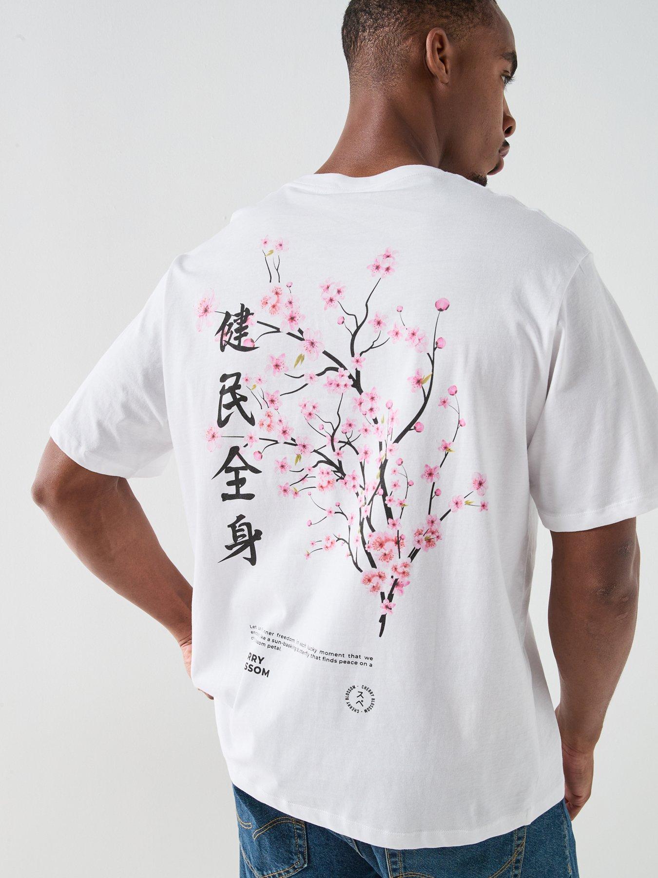 Jack & Jones Valley Back Graphic T-Shirt - White