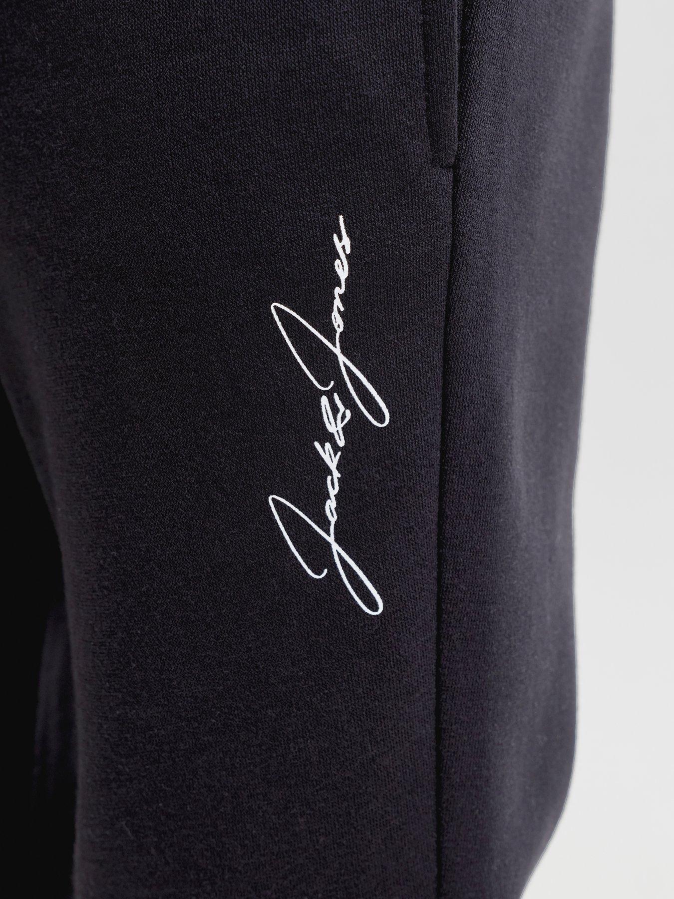 Image 5 of 6 of Jack & Jones Junior Boys Script Hoody &amp; Jogger Set - Grey