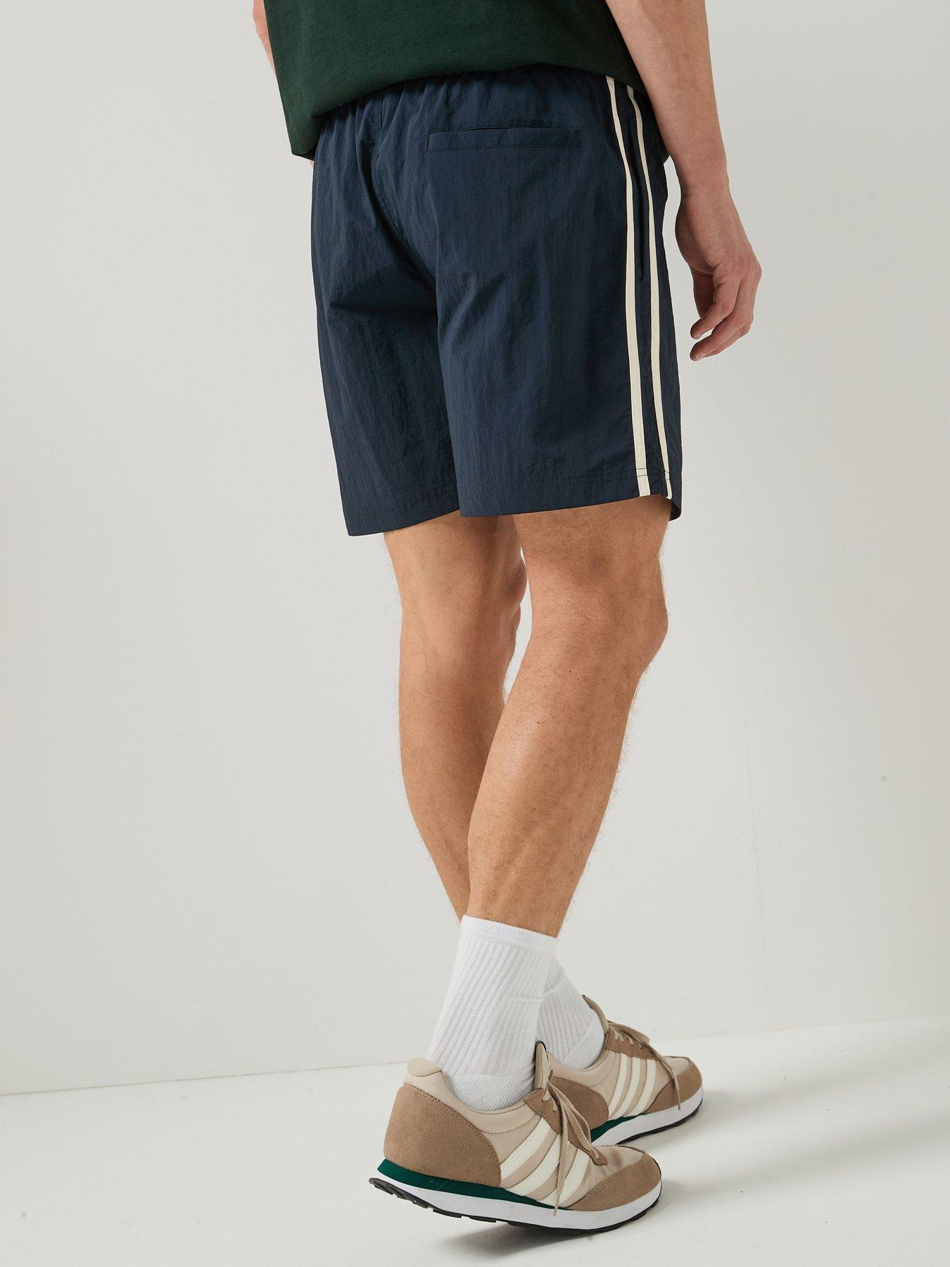 Image 2 of 6 of Jack & Jones Bill Rex Track Shorts - Navy