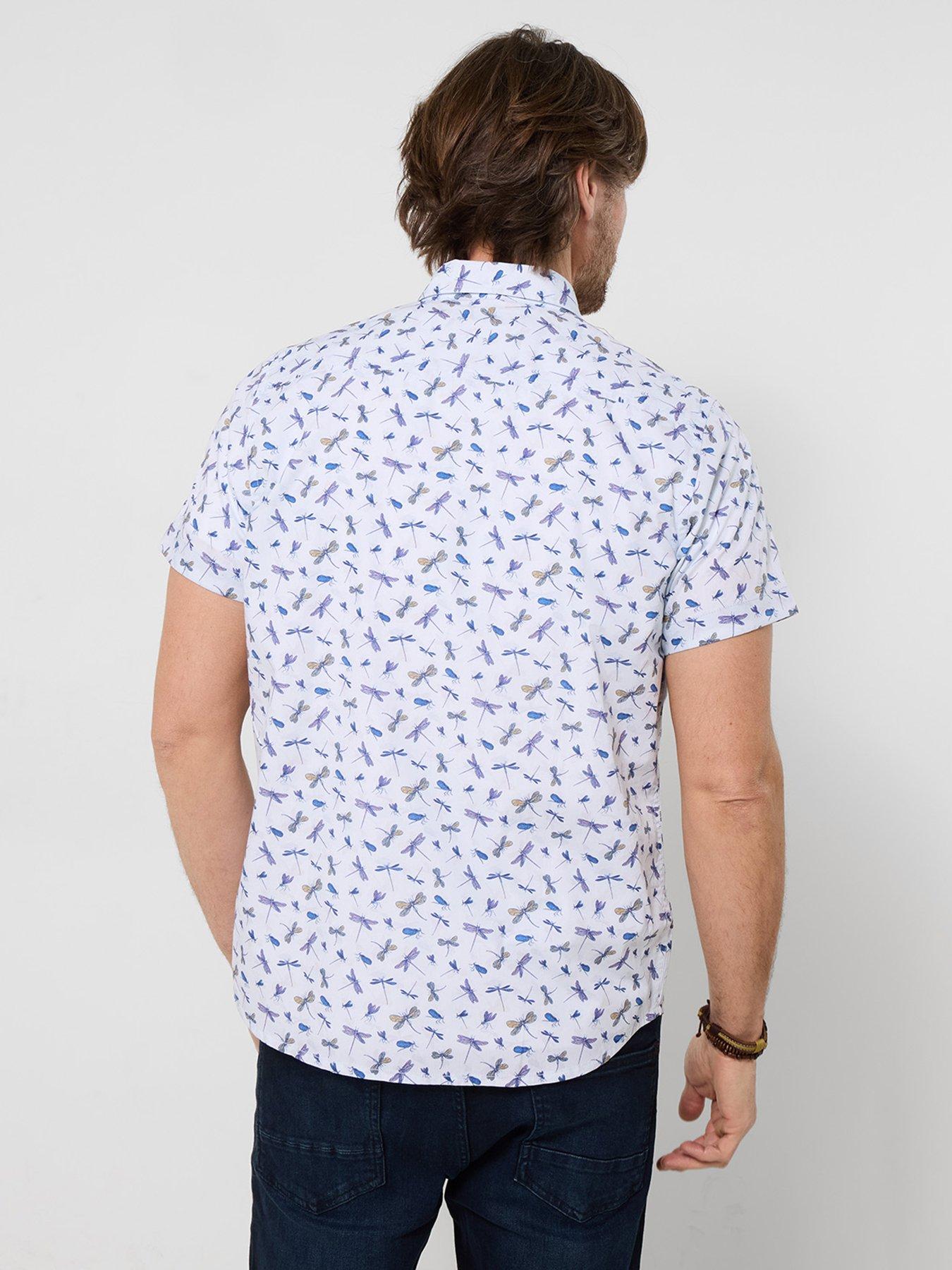 Image 2 of 5 of Joe Browns Joe Browns Dapper DragonFly Short Sleeve Shirt - Blue