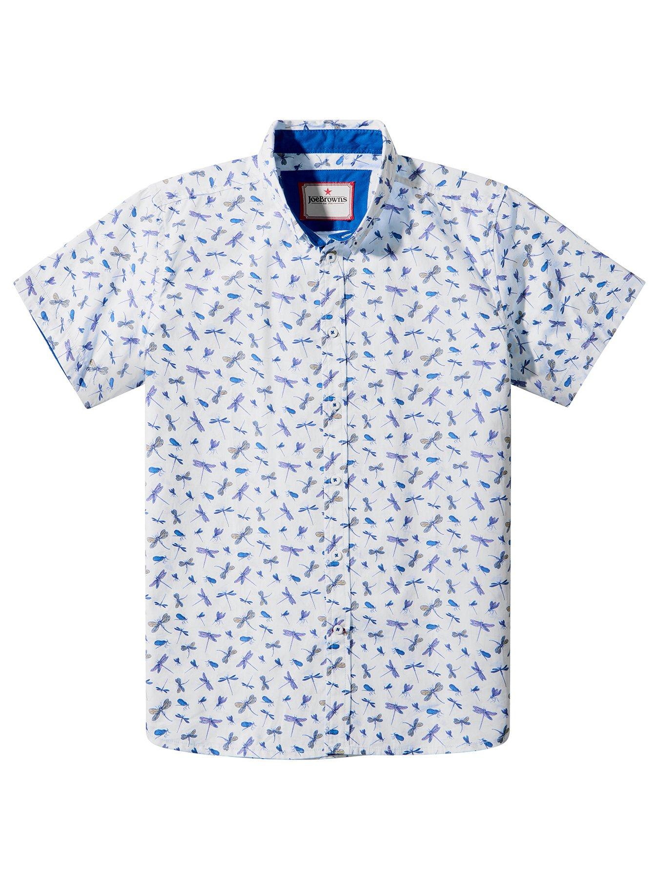 Image 5 of 5 of Joe Browns Joe Browns Dapper DragonFly Short Sleeve Shirt - Blue