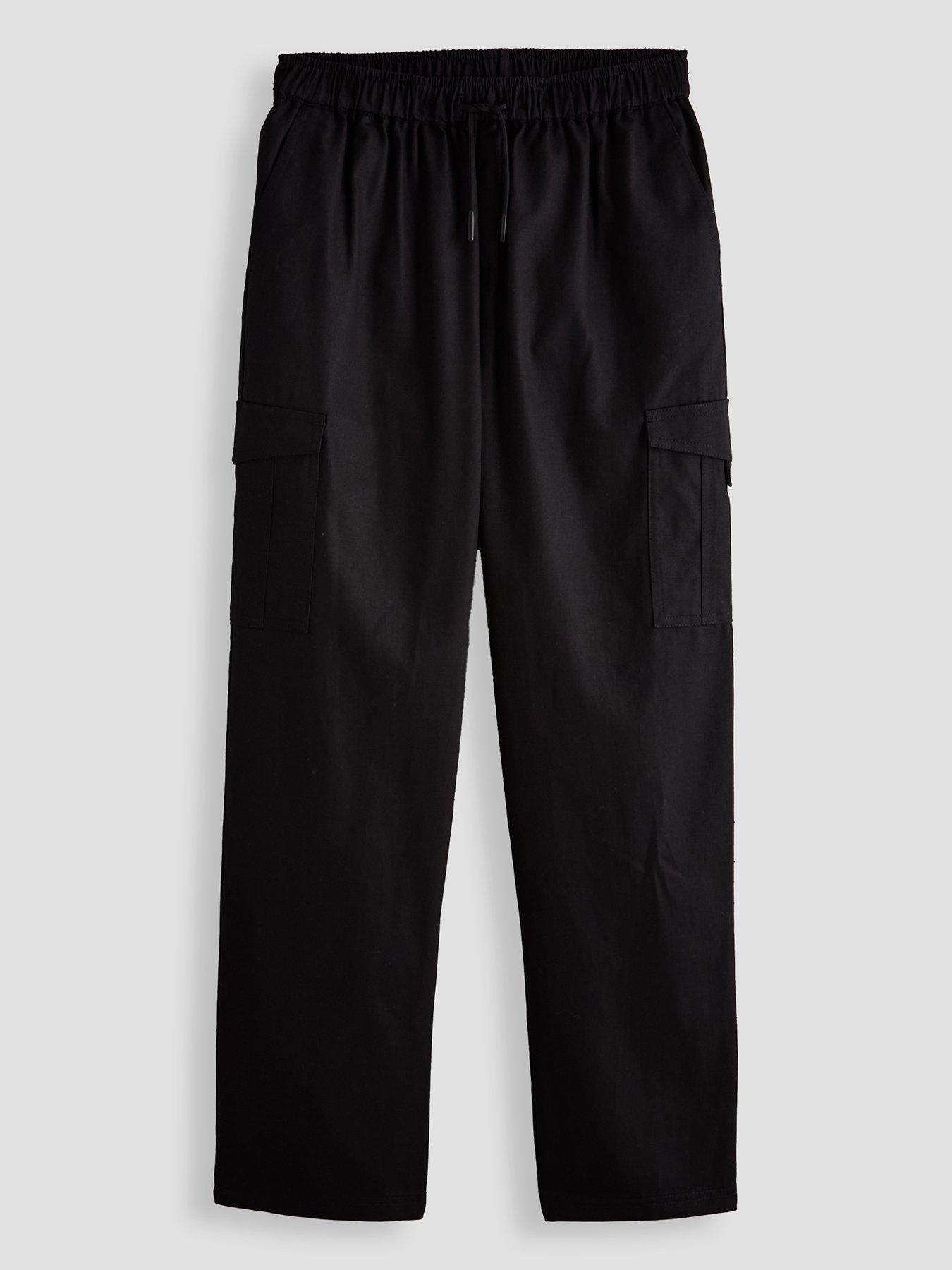 Image 1 of 4 of The Very Collection Boys Twill Basic Trousers - Black