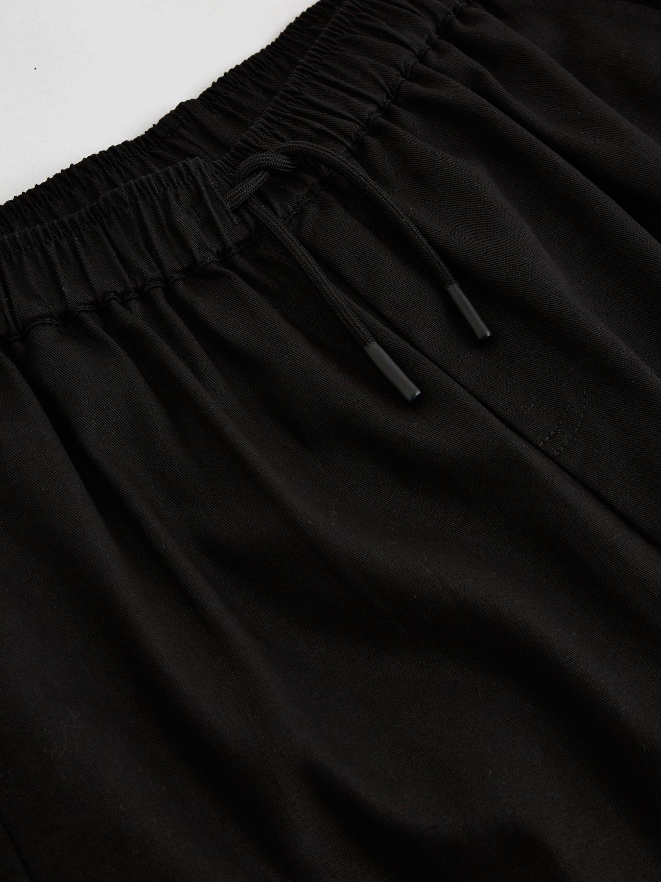 Image 3 of 4 of The Very Collection Boys Twill Basic Trousers - Black