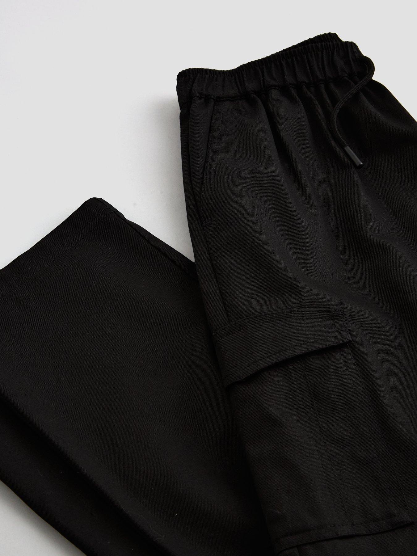 Image 4 of 4 of The Very Collection Boys Twill Basic Trousers - Black