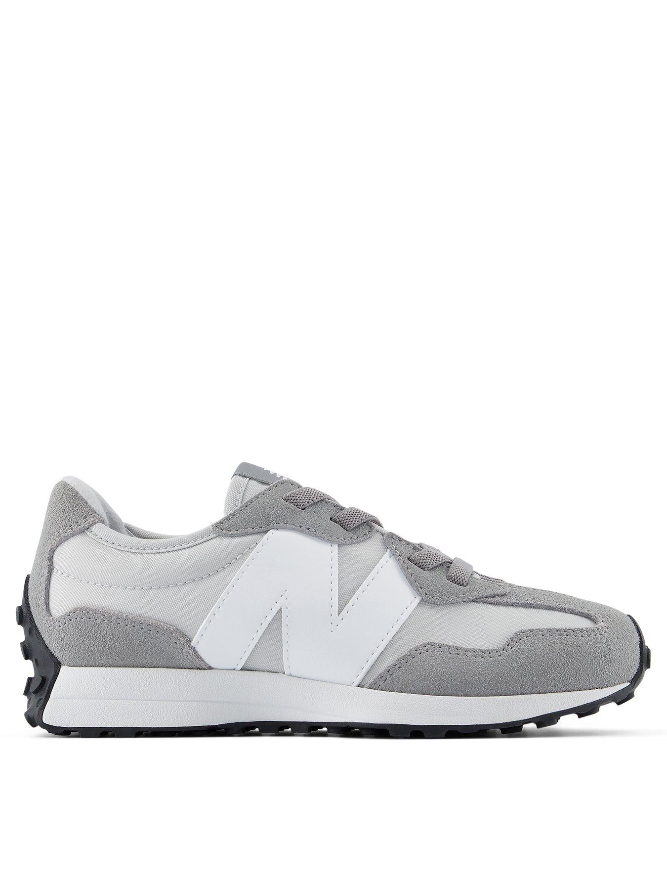New Balance Kids' 327 Bungee Lace Trainers - Grey