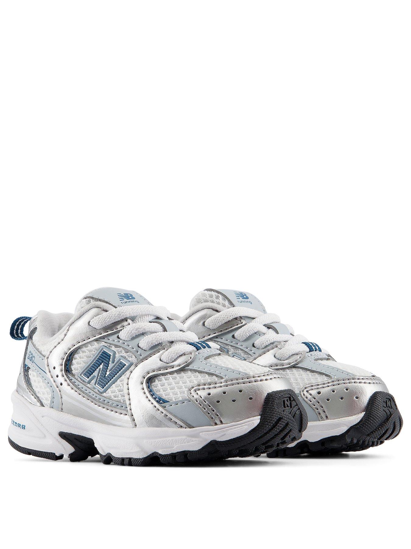 Image 2 of 7 of New Balance Infant 530 Cushioned Grippy Sole Trainers - Silver