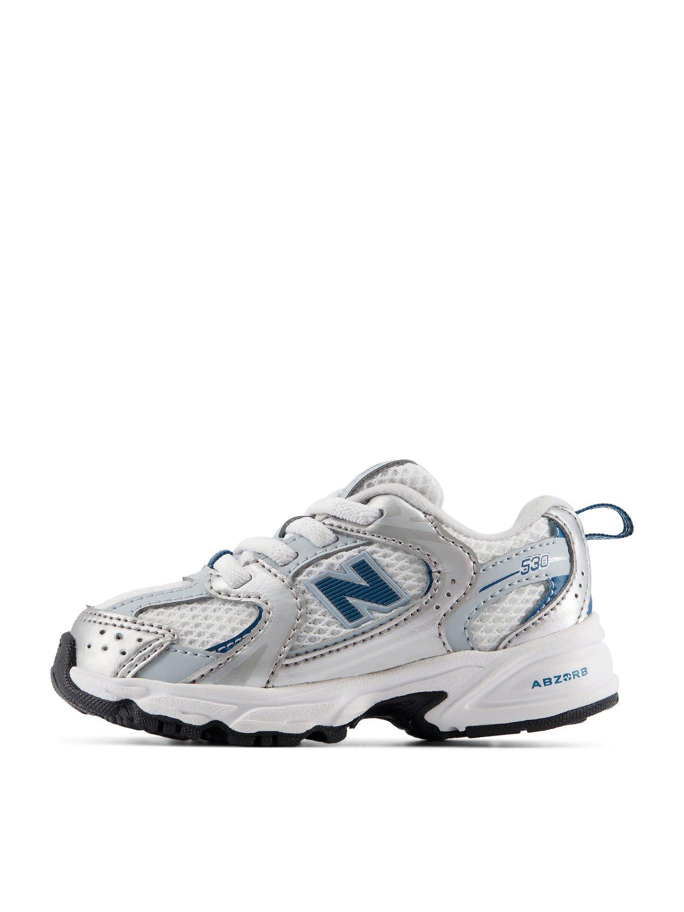Image 7 of 7 of New Balance Infant 530 Cushioned Grippy Sole Trainers - Silver