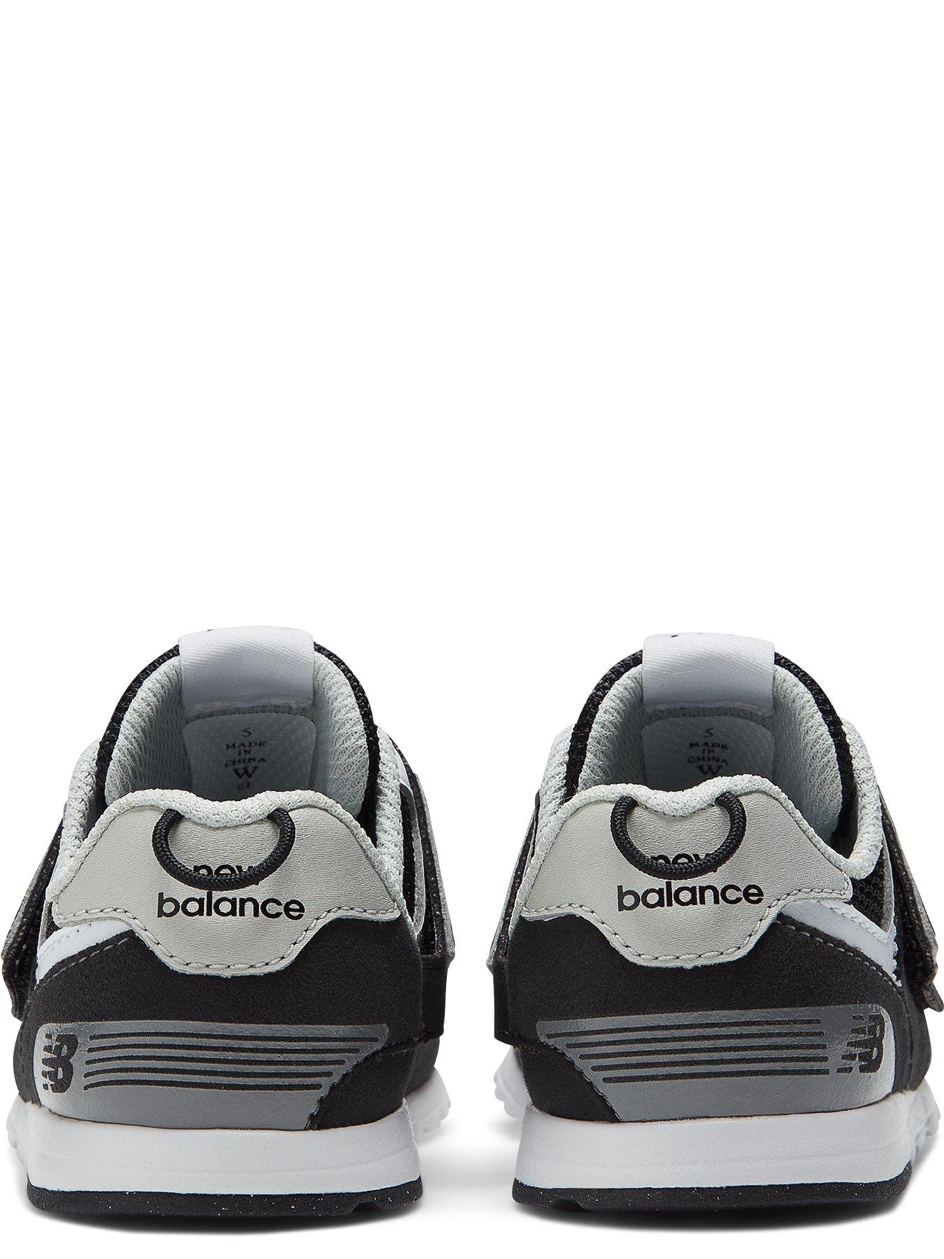 Image 5 of 7 of New Balance Unisex 574 Touch Strap Mesh Trainers - Black