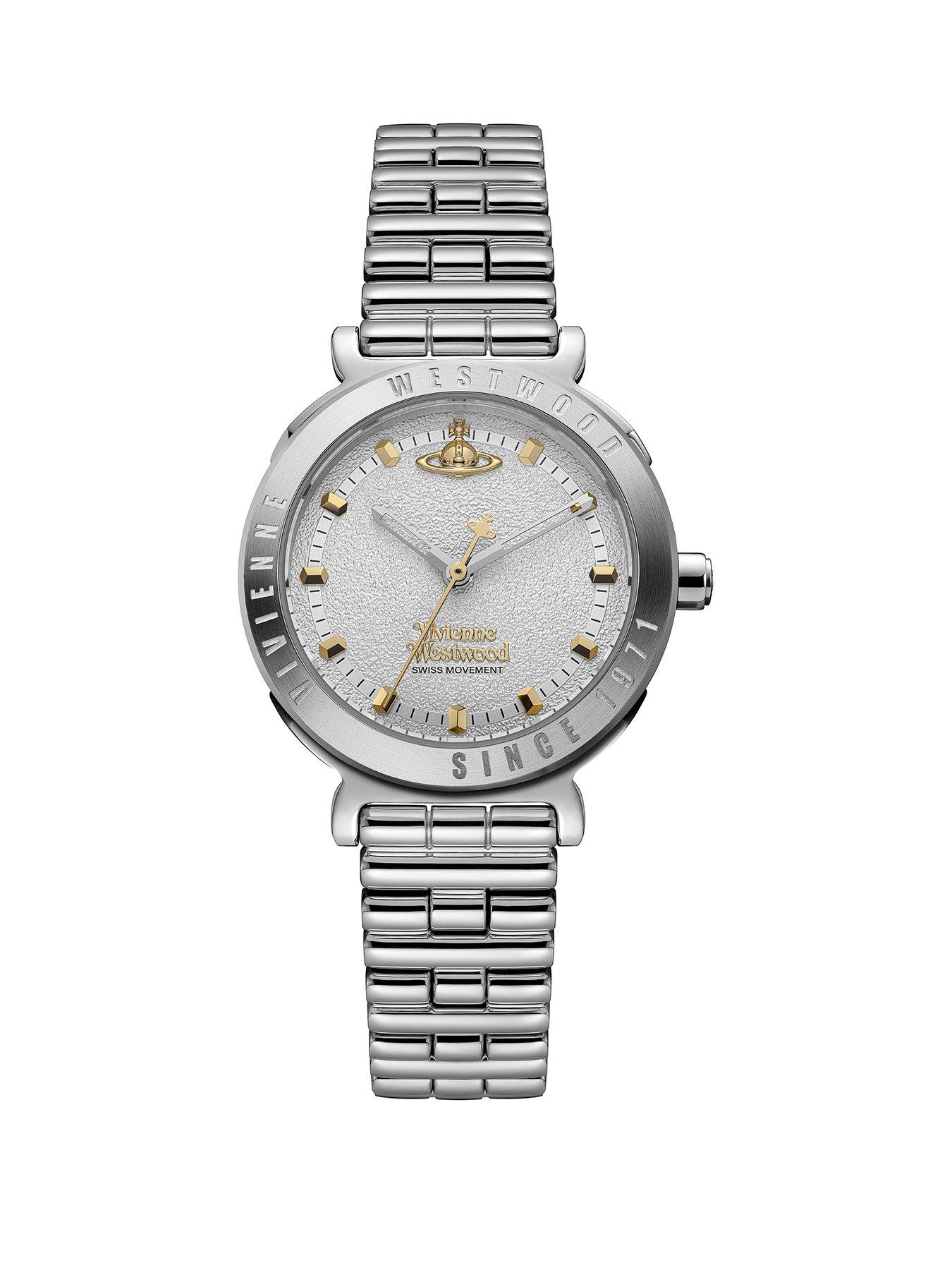 Vivienne Westwood Vivienne Westwood The Chelsea Ladies Quartz Watch Silver/White Dial  &  Silver Stainless Steel Case and Bracelet