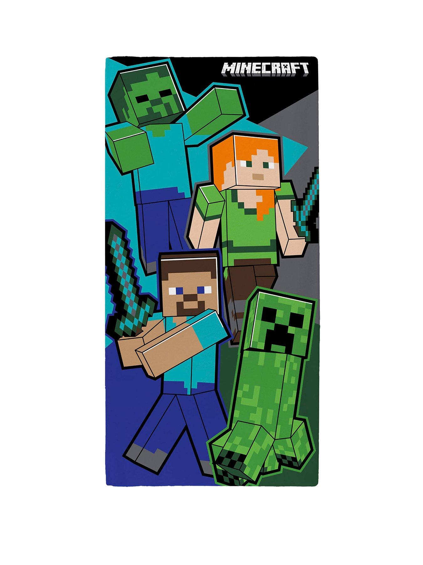 Minecraft Players Towel 70x140cm, 100% Cotton 320gsm