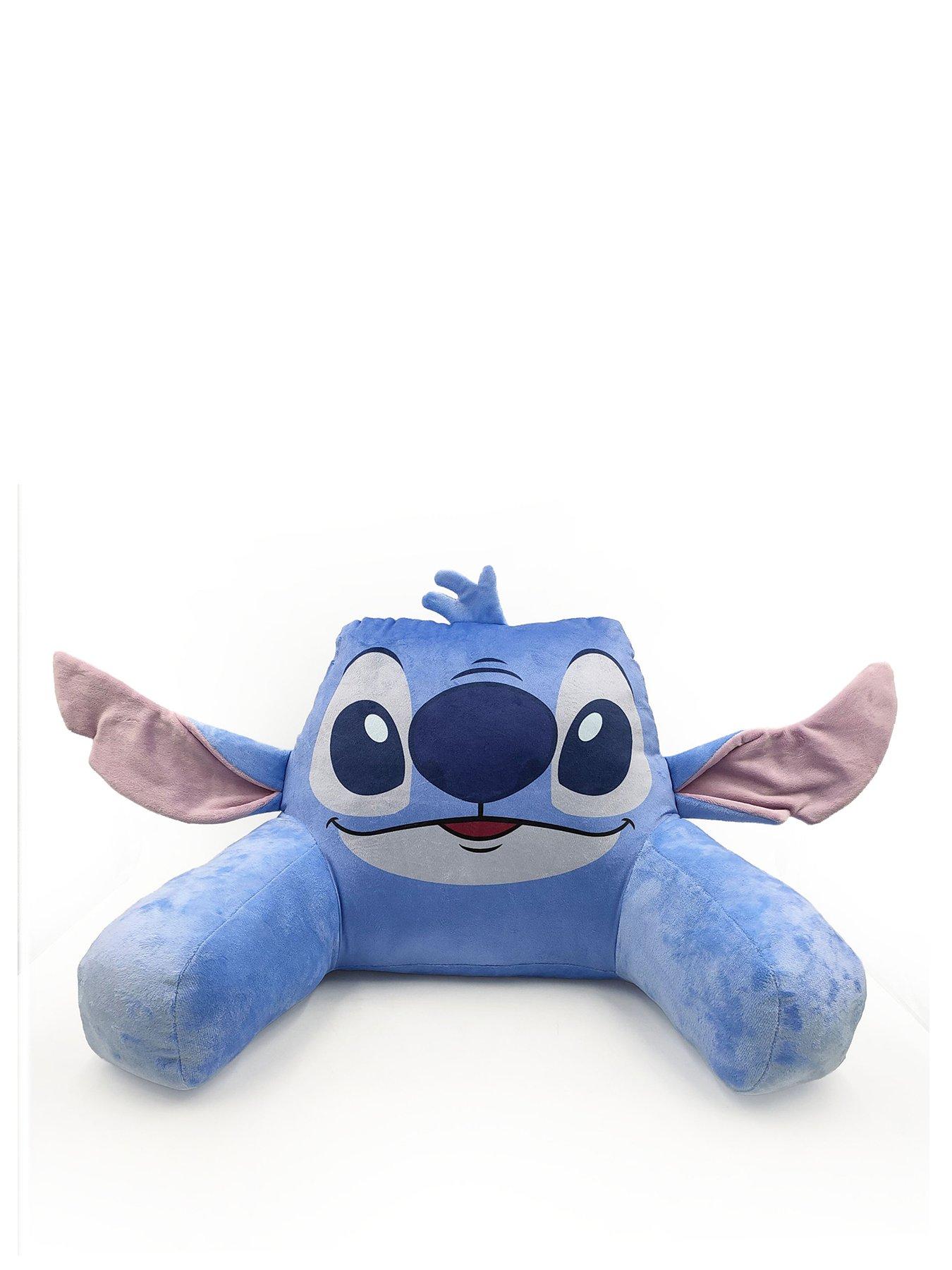 Disney Stitch Shaped Back Cushion With Ears Soft Velboa