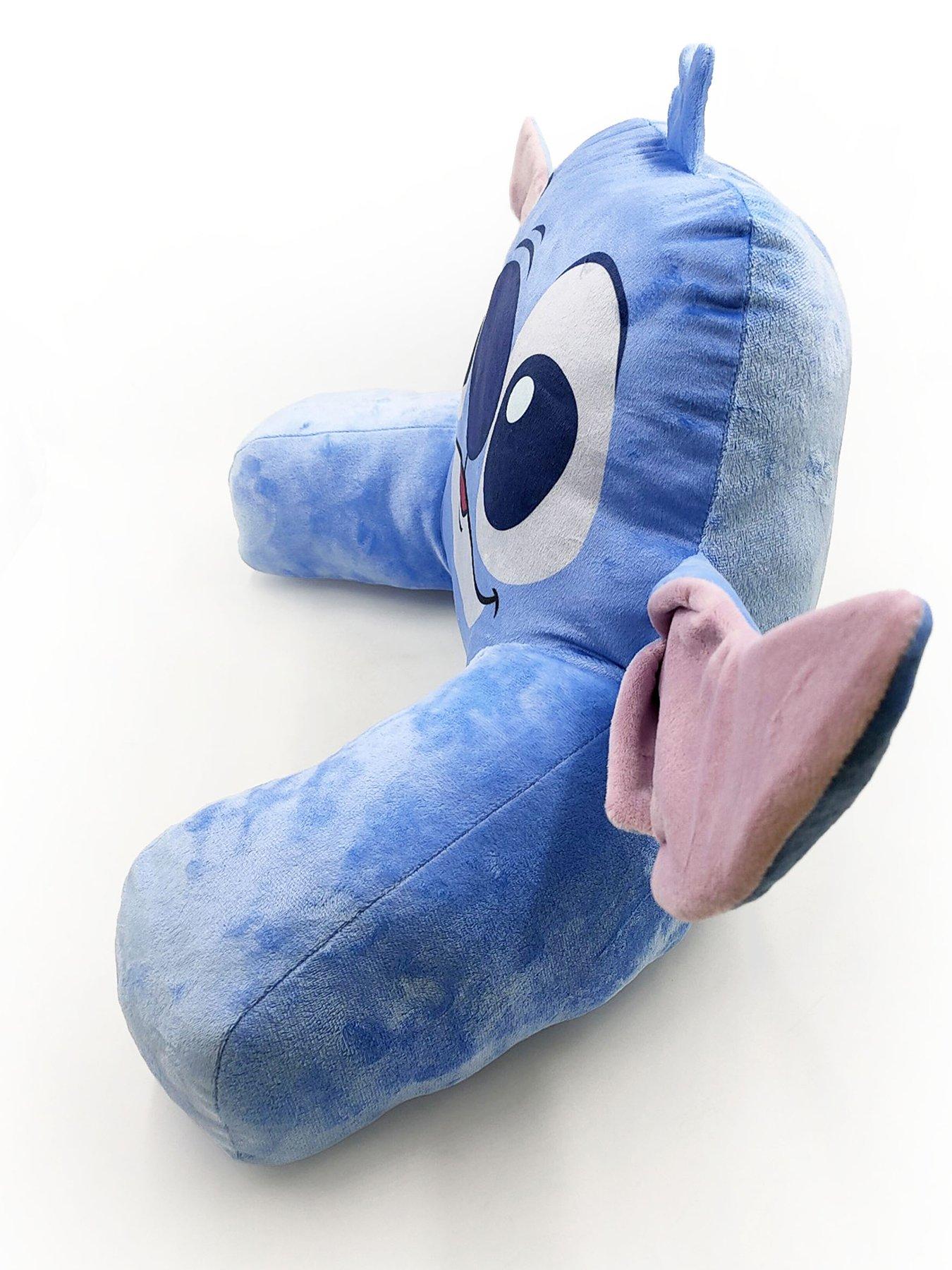 Image 2 of 4 of Disney Stitch Shaped Back Cushion With Ears Soft Velboa Approx: 60cm