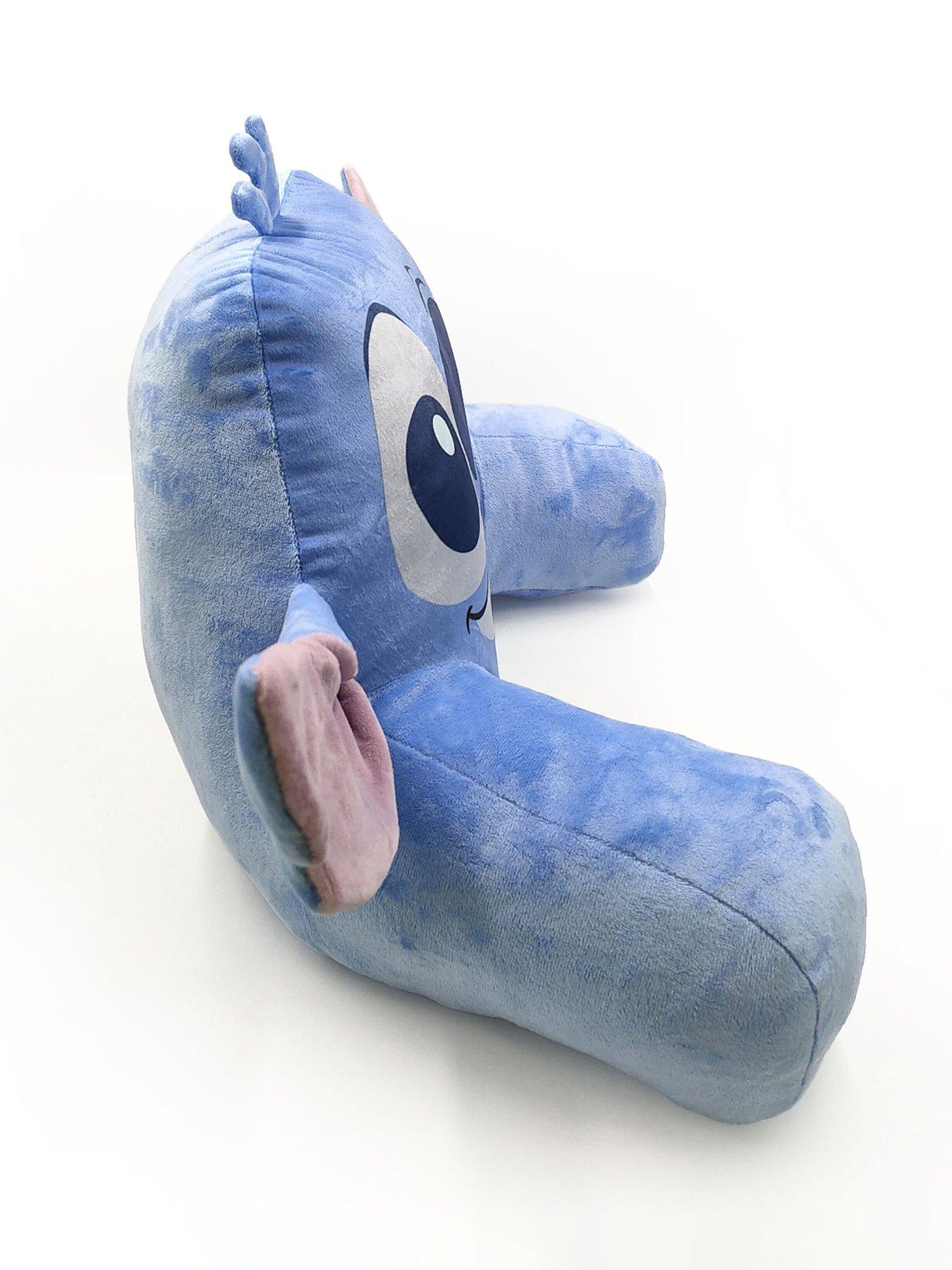 Image 4 of 4 of Disney Stitch Shaped Back Cushion With Ears Soft Velboa Approx: 60cm