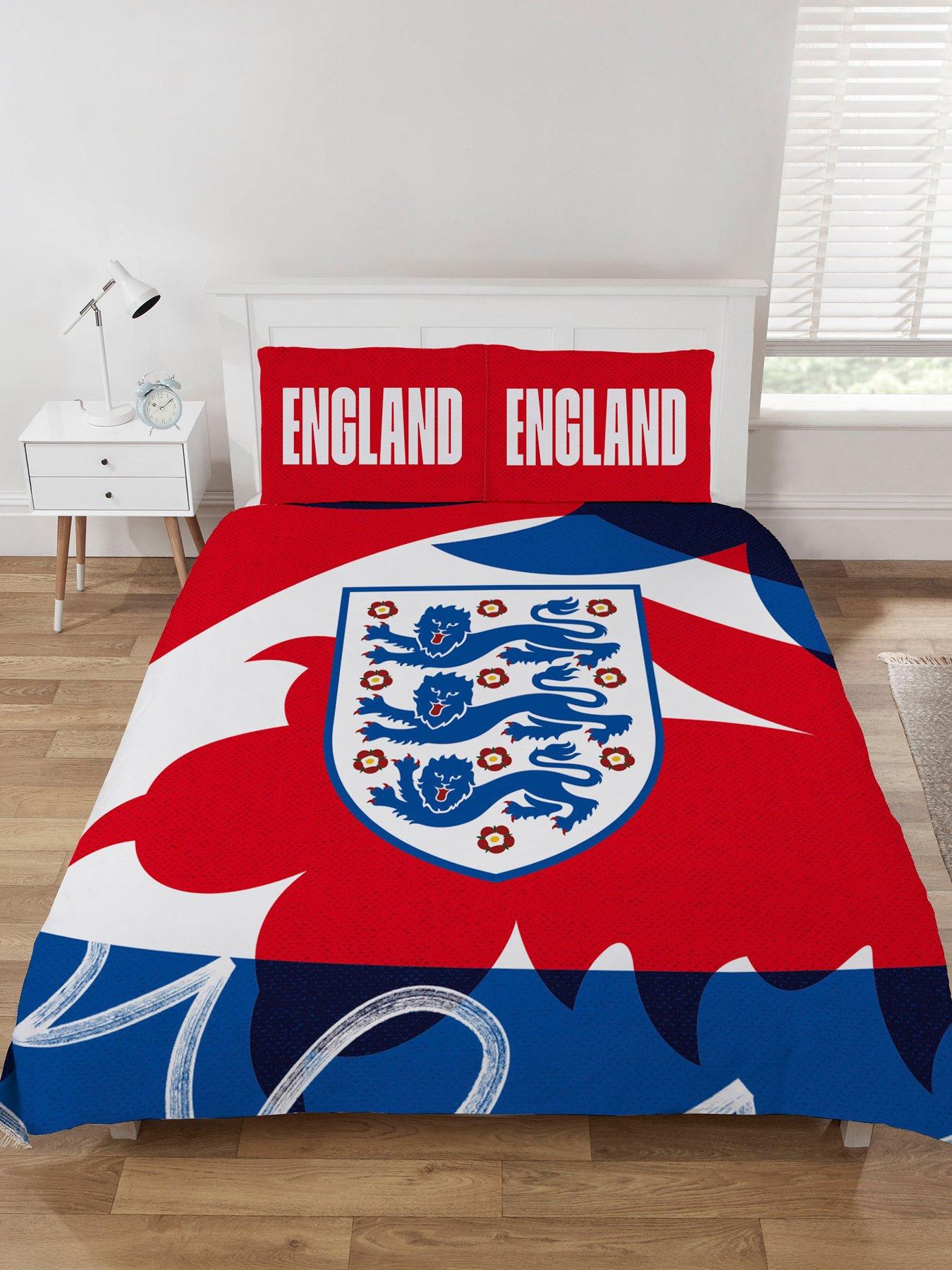 Image 1 of 7 of England England Be Bold Double Dvt 200x200 + 50x75cm*2