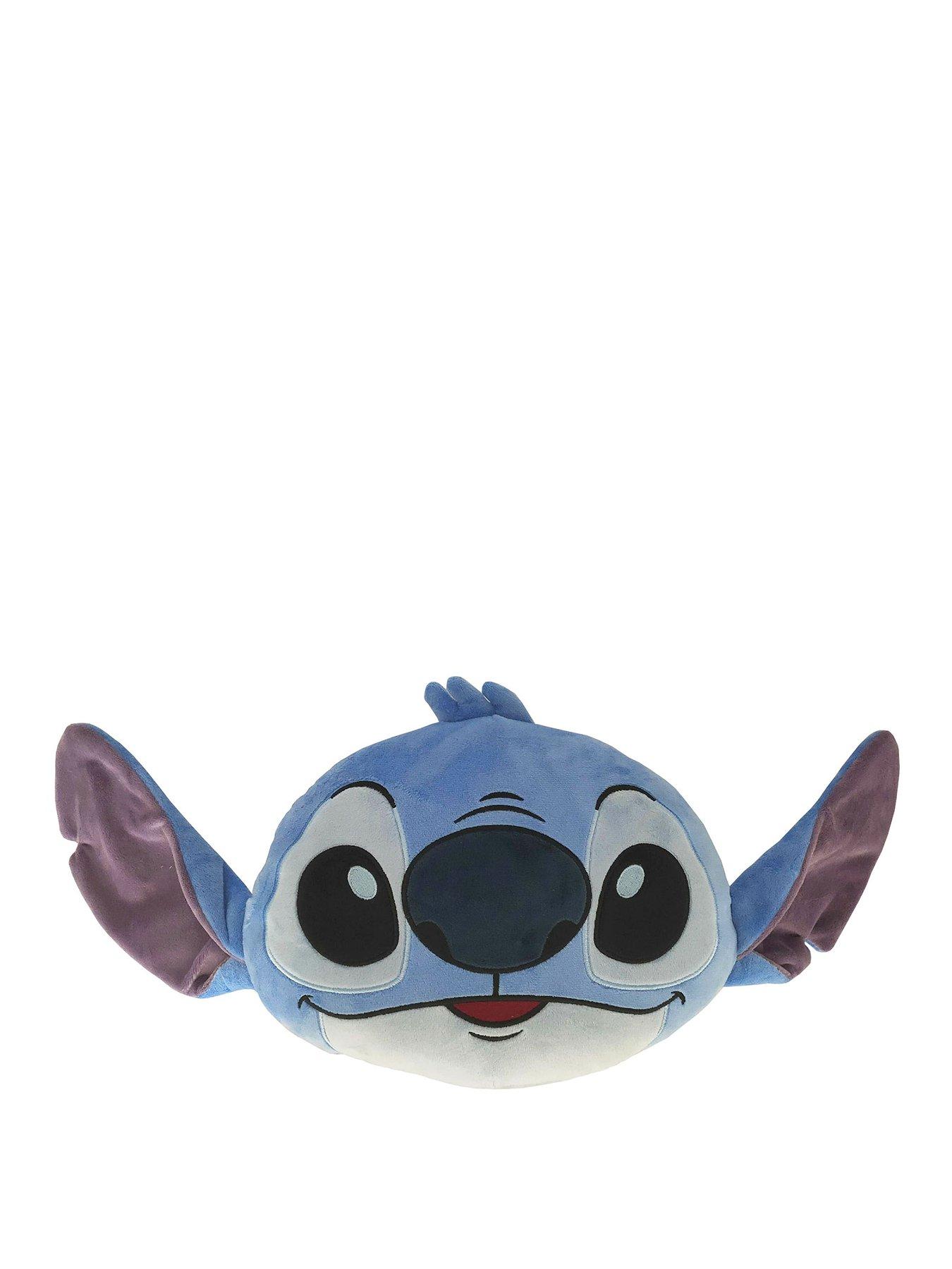 Image 1 of 2 of Disney Stitch Sml Head Shaped Cushion Approx 30cm, 100% Polyester