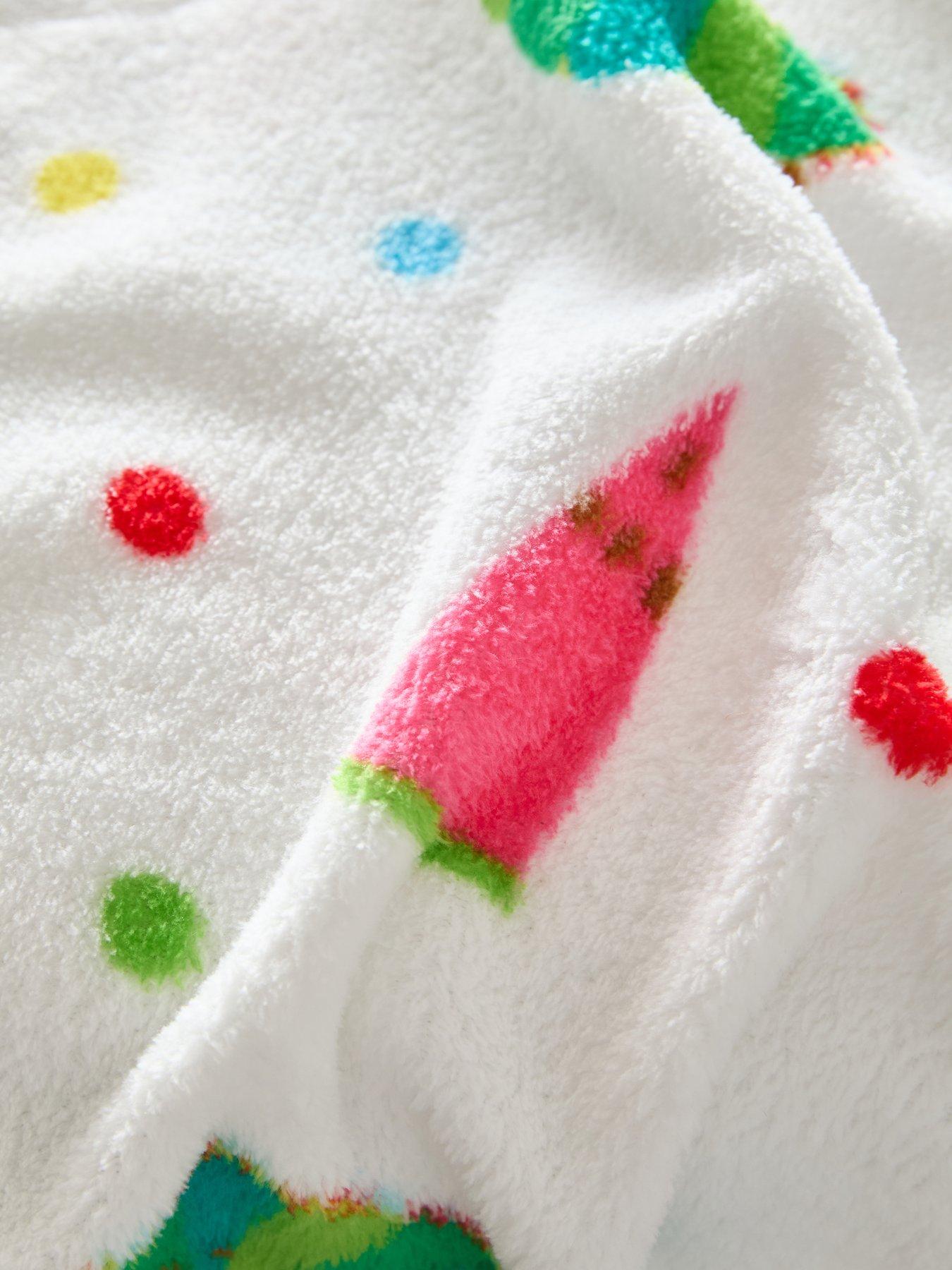 Image 6 of 6 of The Very Hungry Caterpillar The Very Hungry Caterpillar Coral Rotary Blanket 100X150Cm