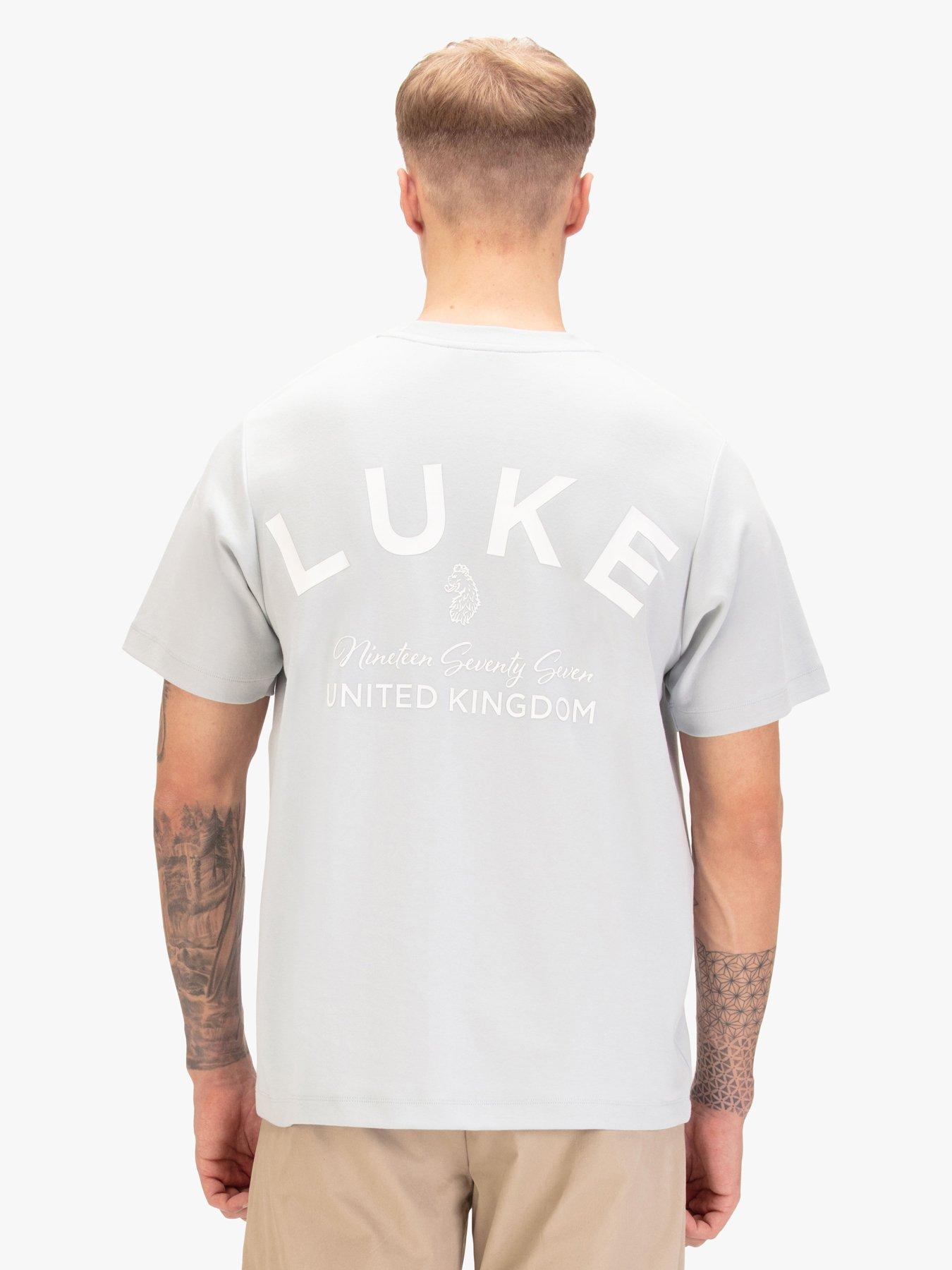 Luke 1977 Luke 1977 Drayton Relaxed Fit T-shirt - Light Blue