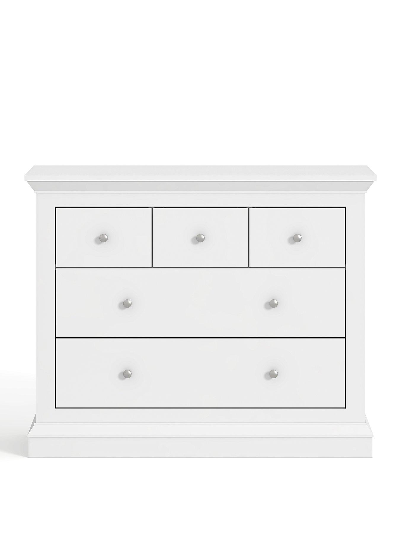 Image 2 of 7 of The Very Collection Hanna 3&nbsp;+ 2 Drawer Chest - White