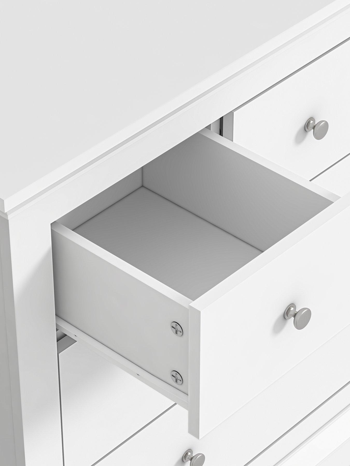 Image 6 of 7 of The Very Collection Hanna 3&nbsp;+ 2 Drawer Chest - White
