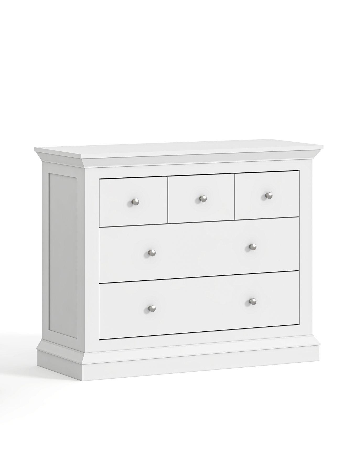 Image 7 of 7 of The Very Collection Hanna 3&nbsp;+ 2 Drawer Chest - White