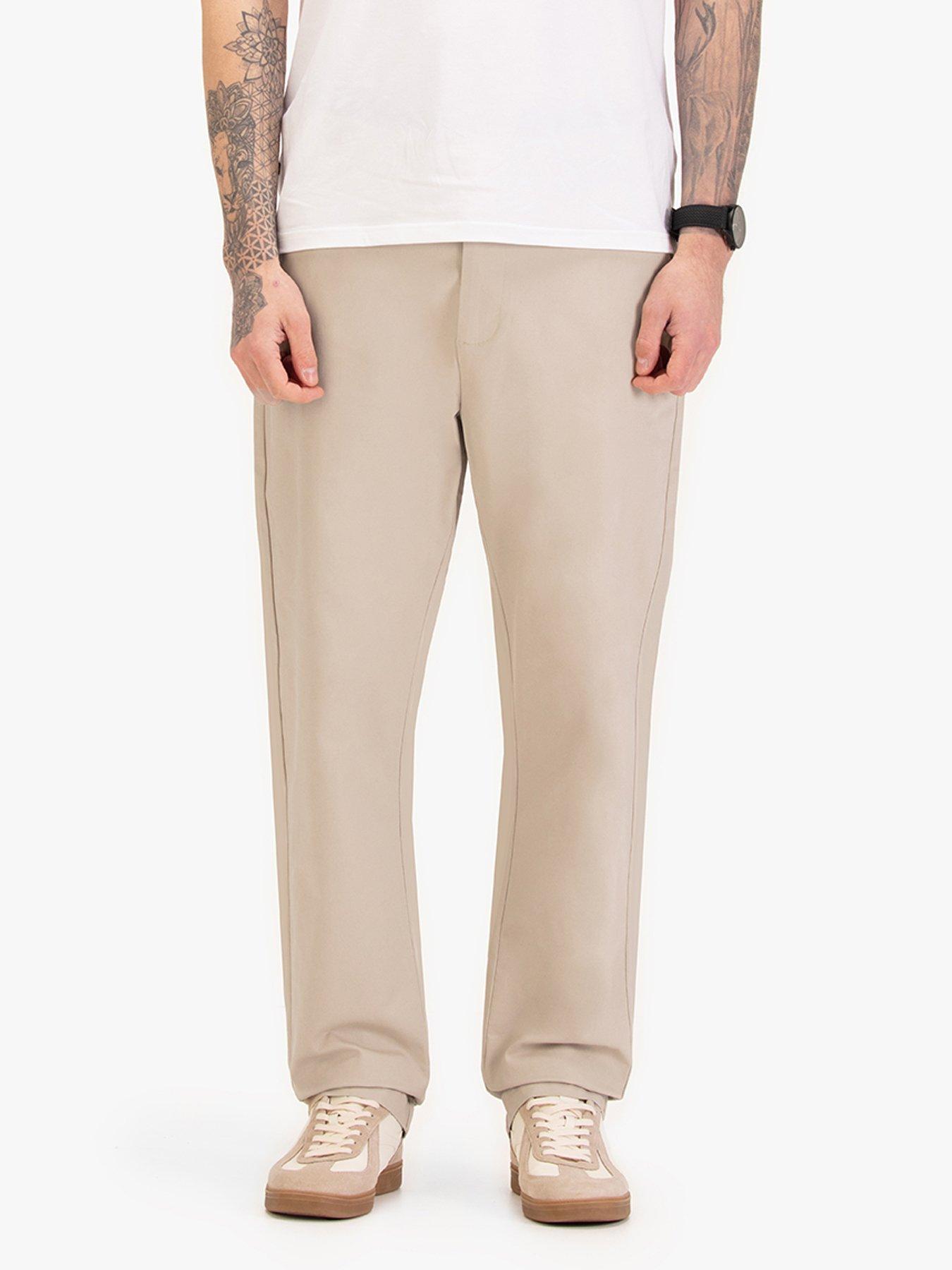 Luke 1977 Luke 1977 Bodmin Buckle Detail Trousers - Beige