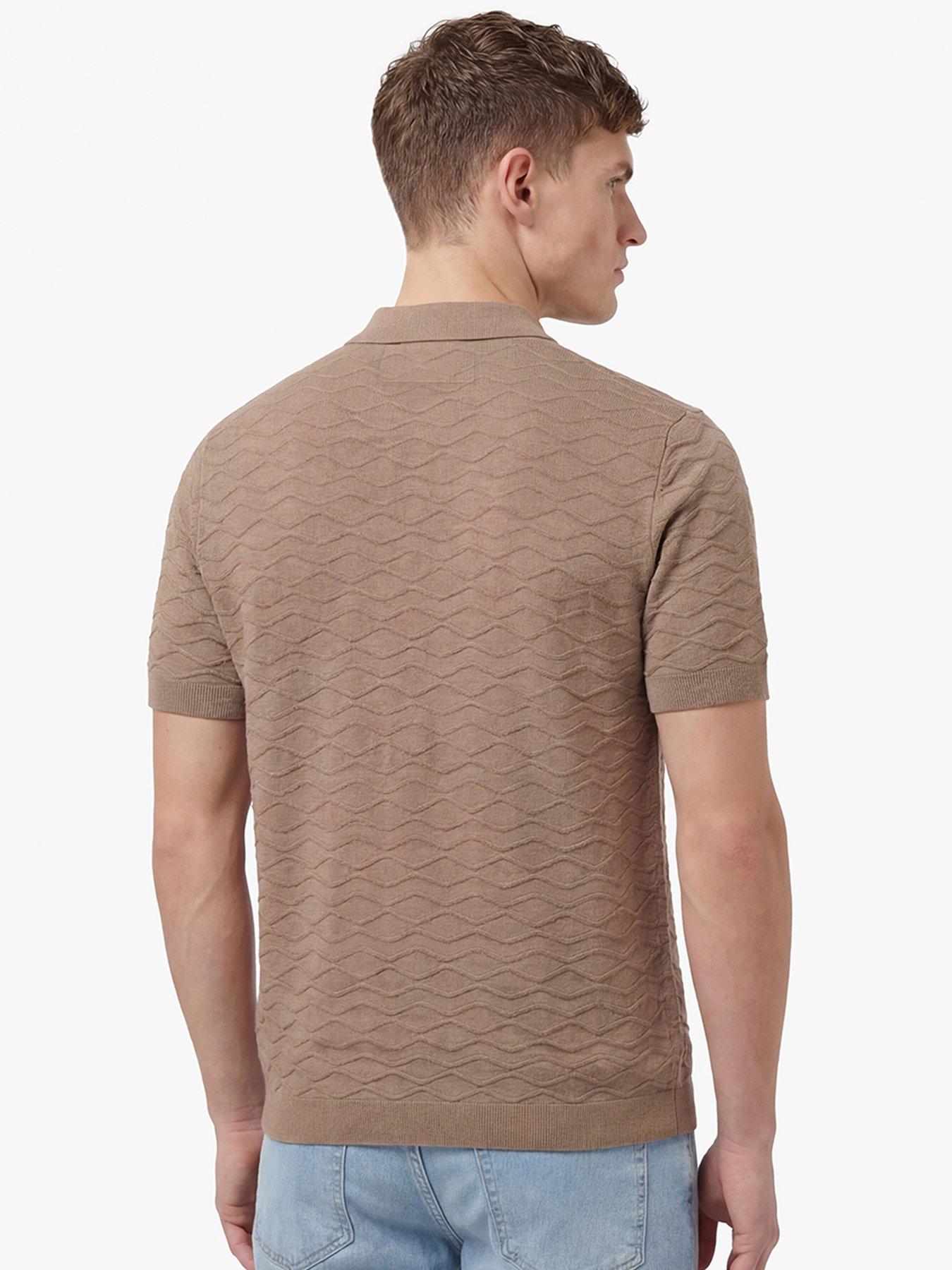 Image 2 of 6 of Luke 1977 Luke 1977 Kennet Button Through Knitted Shirt - Brown